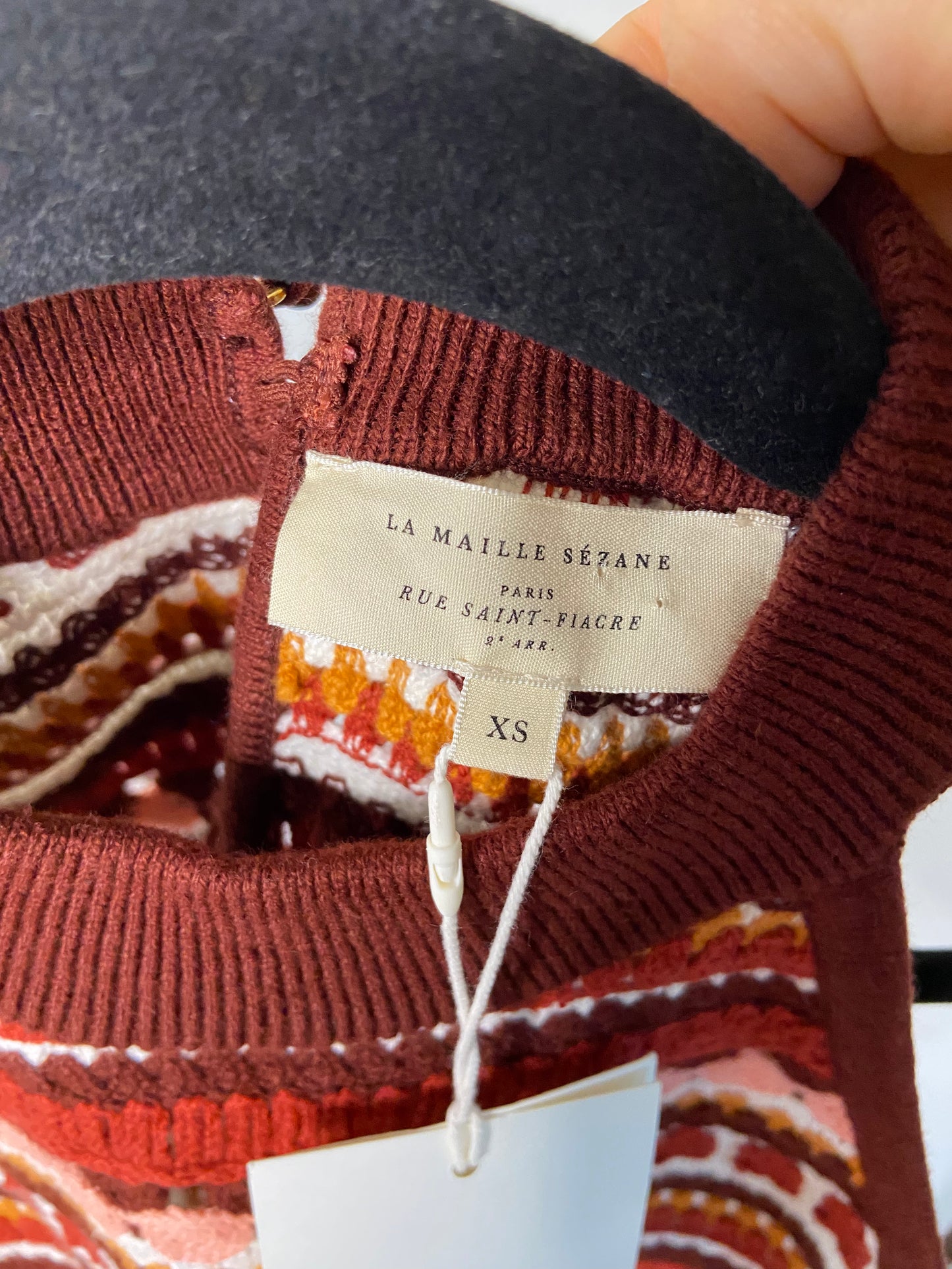 Sezane Lior Knit Top size XS