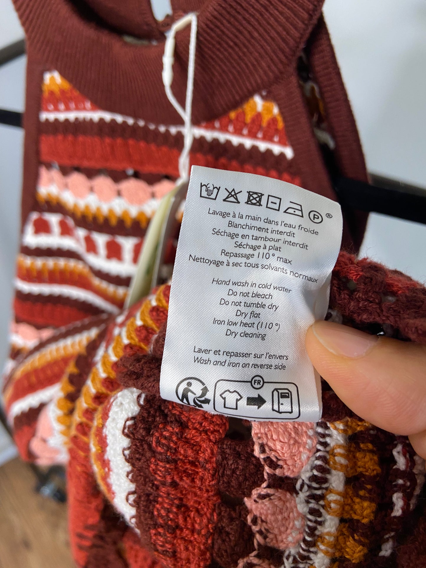 Sezane Lior Knit Top size XS