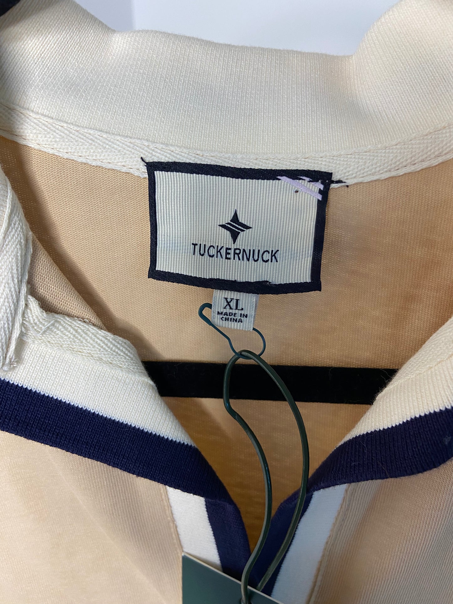 Tuckernuck Hutton Polo Dress Beige size XL