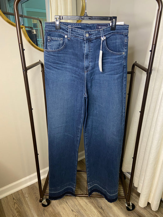AG Deven High Rise Wide Leg Jeans size 32