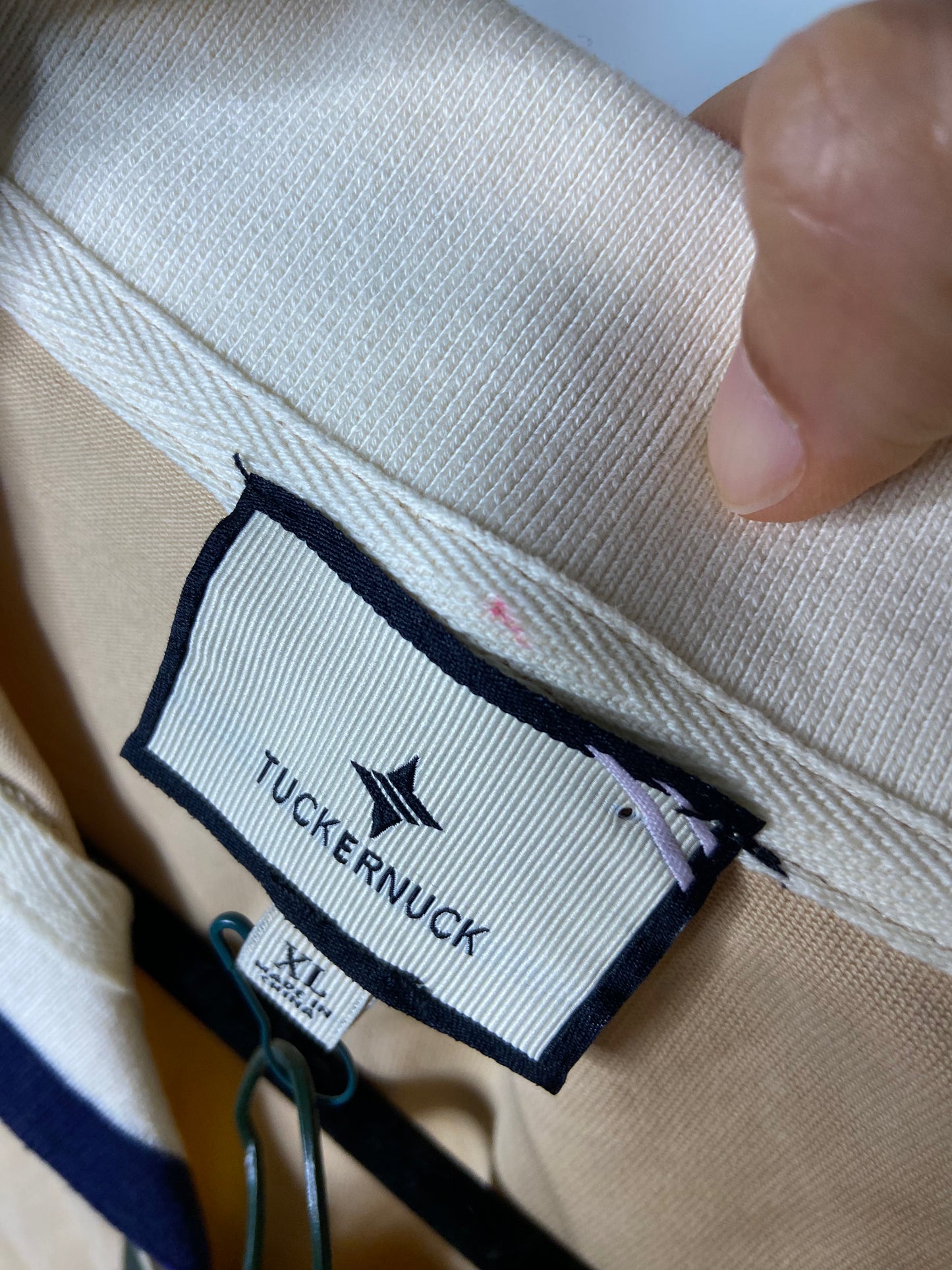 Tuckernuck Hutton Polo Dress Beige size XL