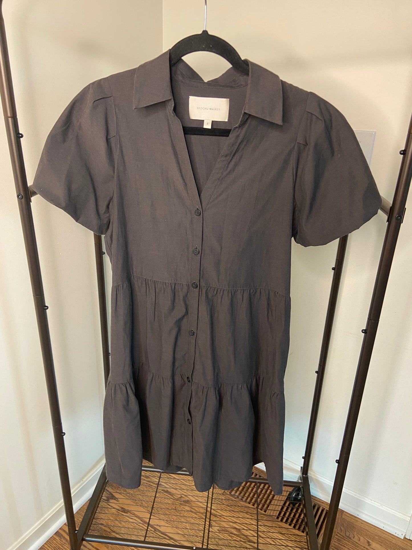 Brochu Walker Mini Havana Dress Faded Black size S