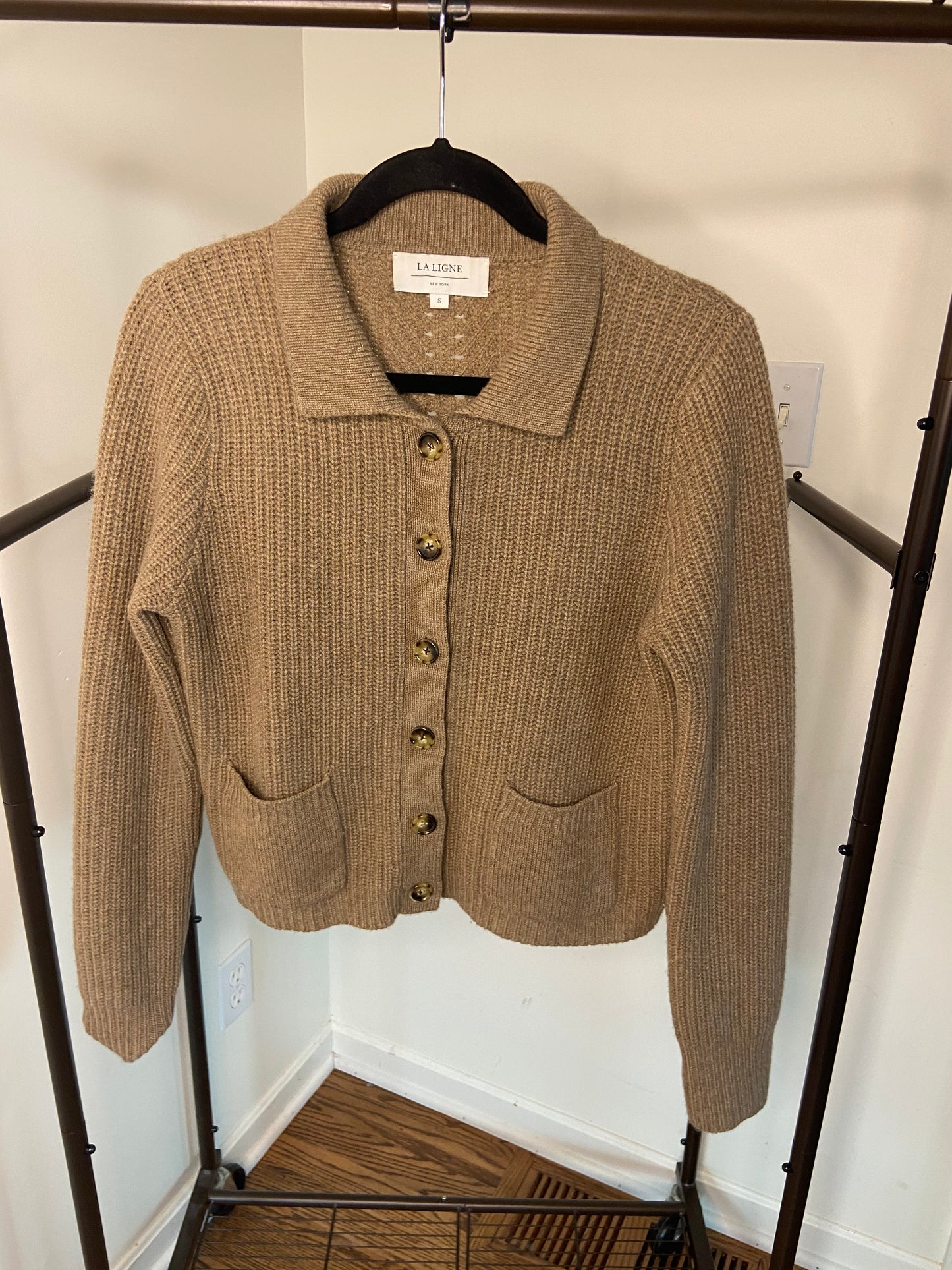 La Ligne Wool & Cashmere Cardigan Sweater size S