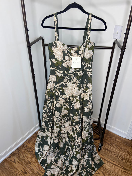 Agua by Agua Bendita Lima Gardenia Maxi Dress size M