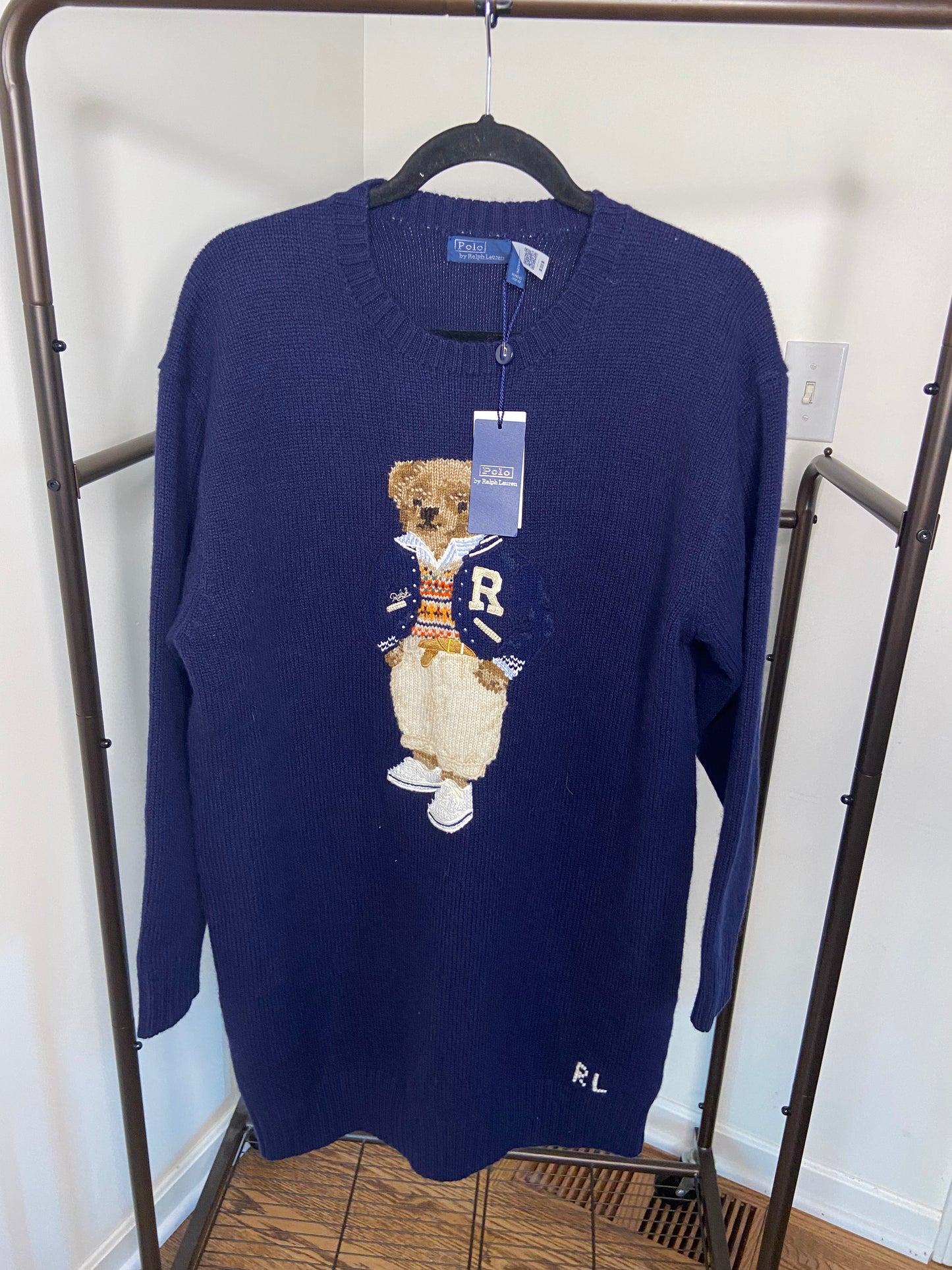 Polo Bear Sweater Dress size S