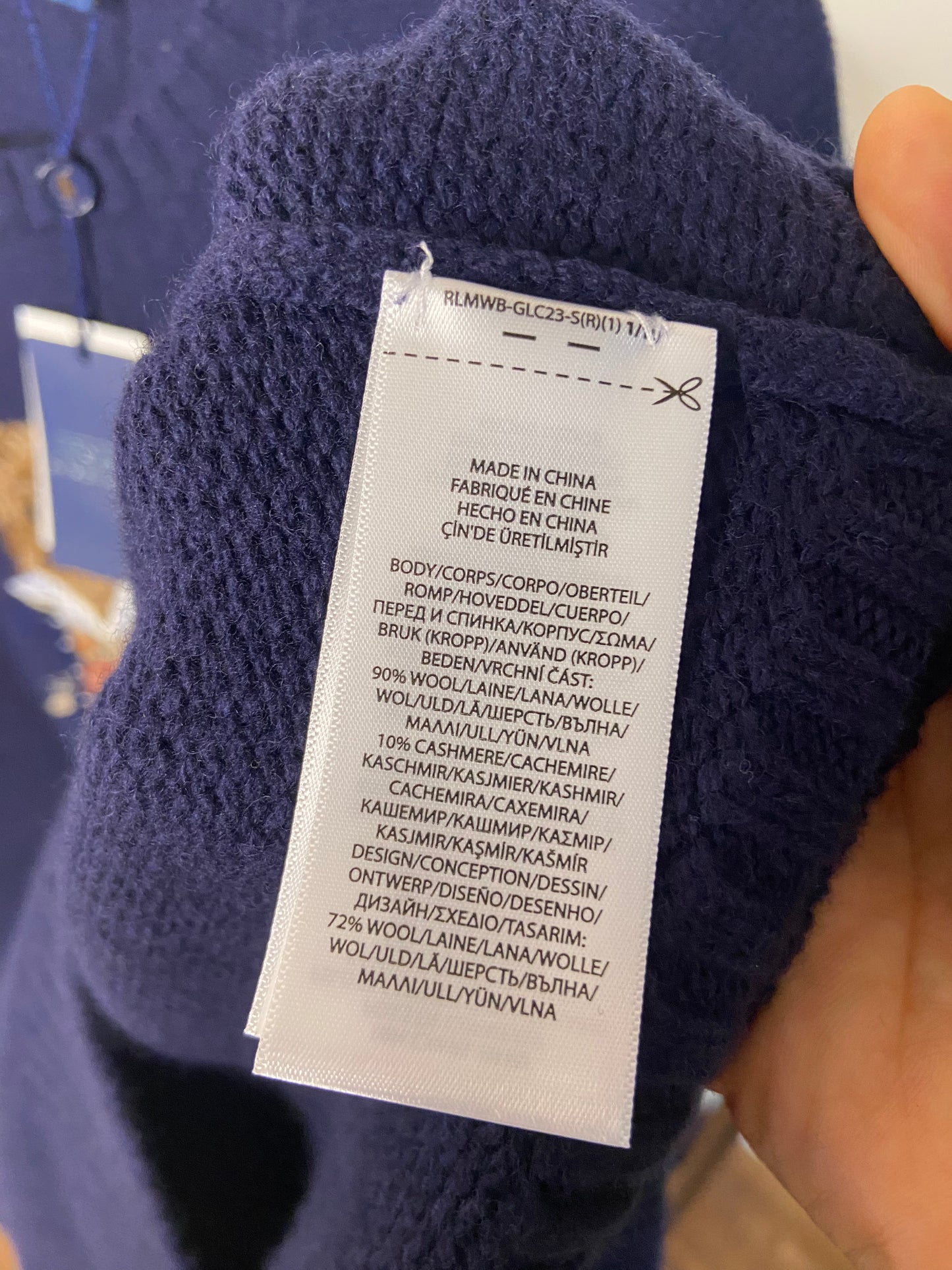 Polo Bear Sweater Dress size S