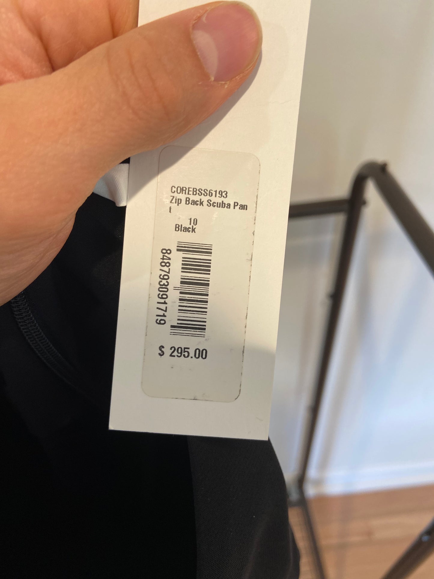 Veronica Beard Zip Back Scuba Pant size 10