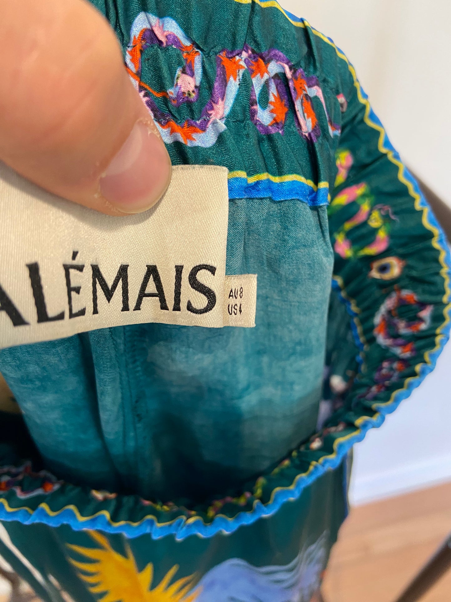 Alemais Guardian Pants in Silk size AU 8 US 4