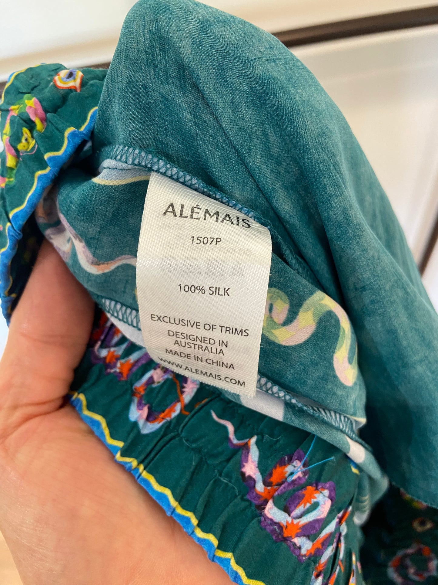 Alemais Guardian Pants in Silk size AU 8 US 4