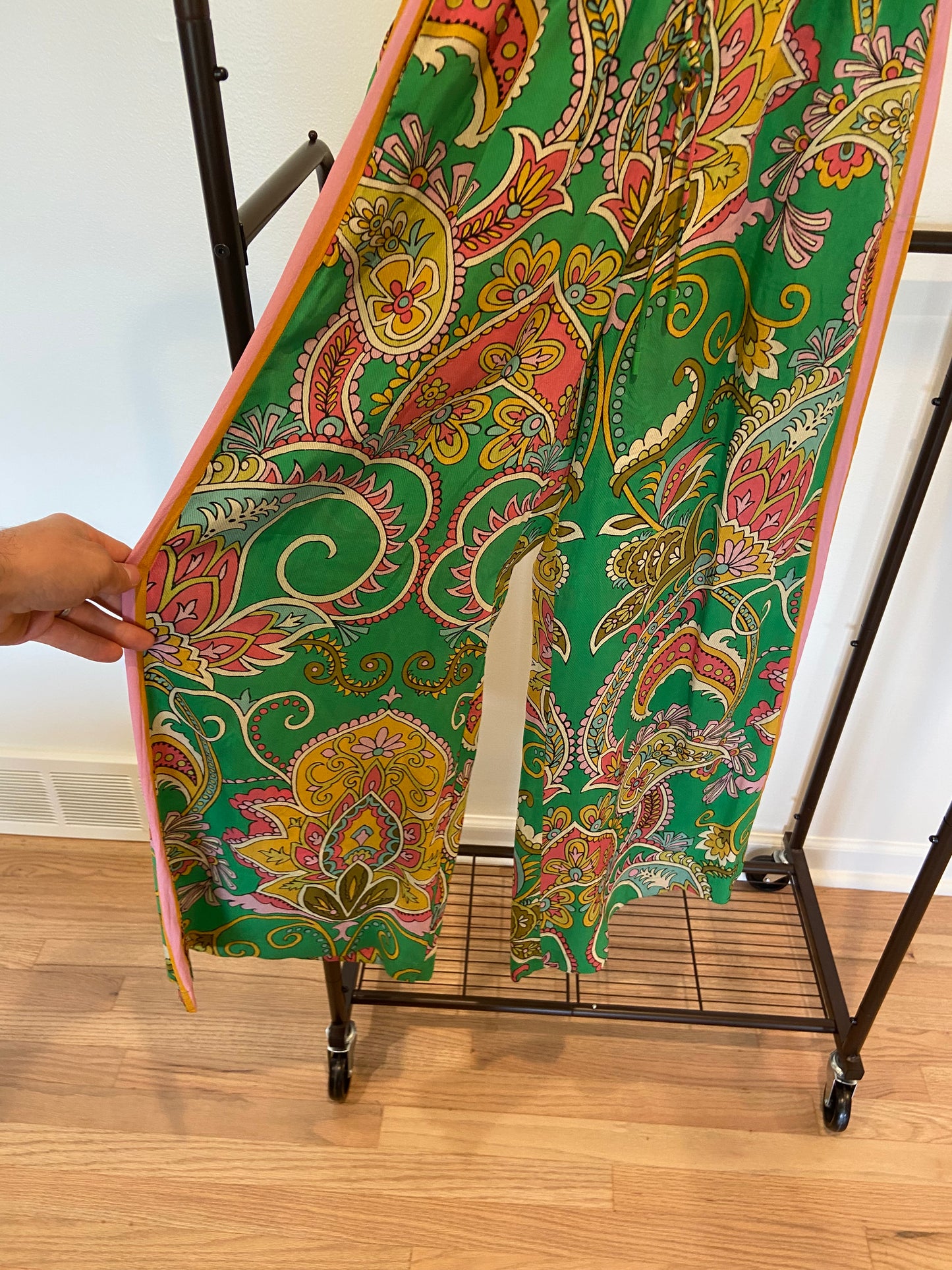 Alemais Marion Printed Silk Pants size AU 6 US 2