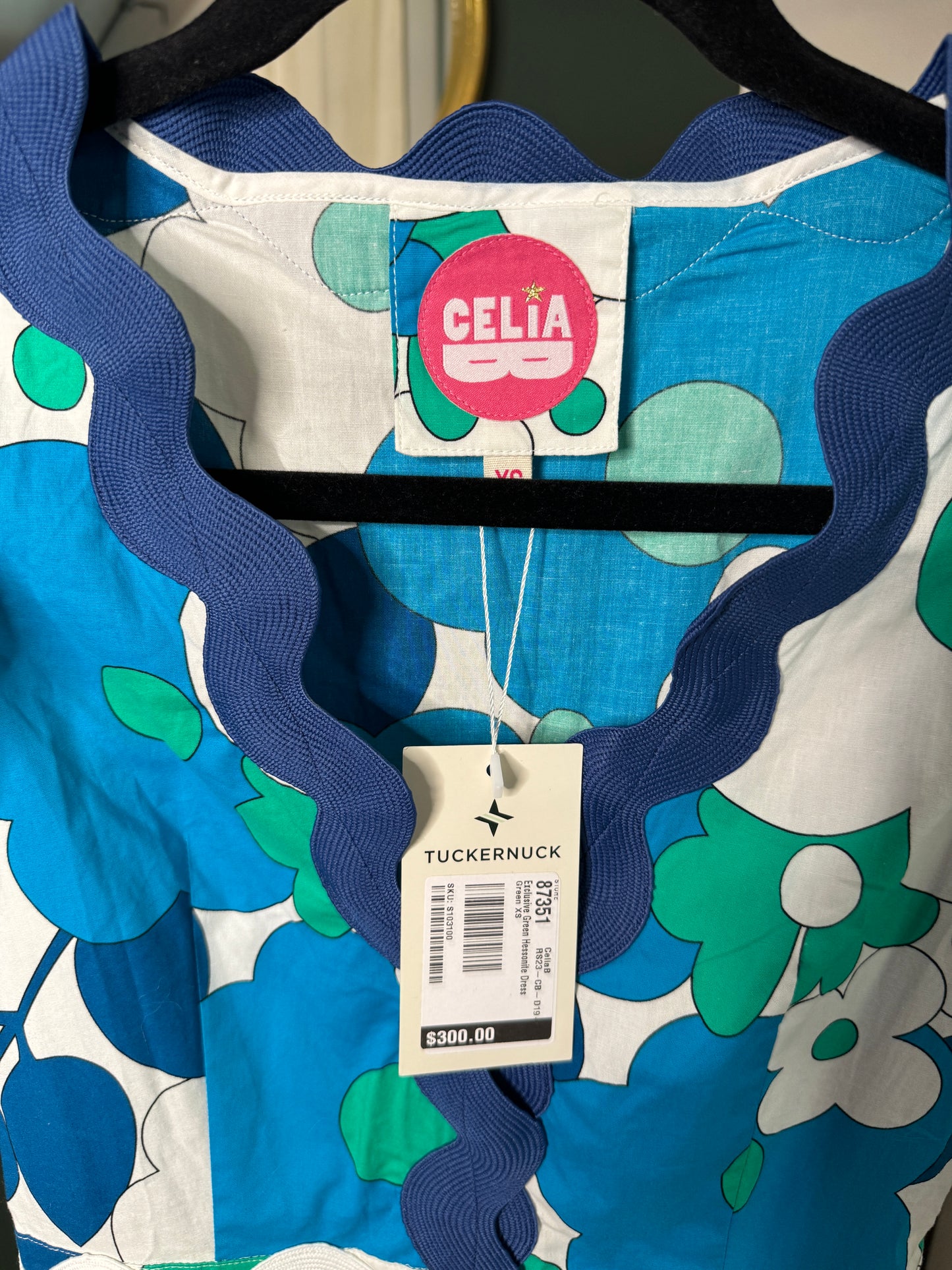 CeliaB Green Hessonite Dress size XS