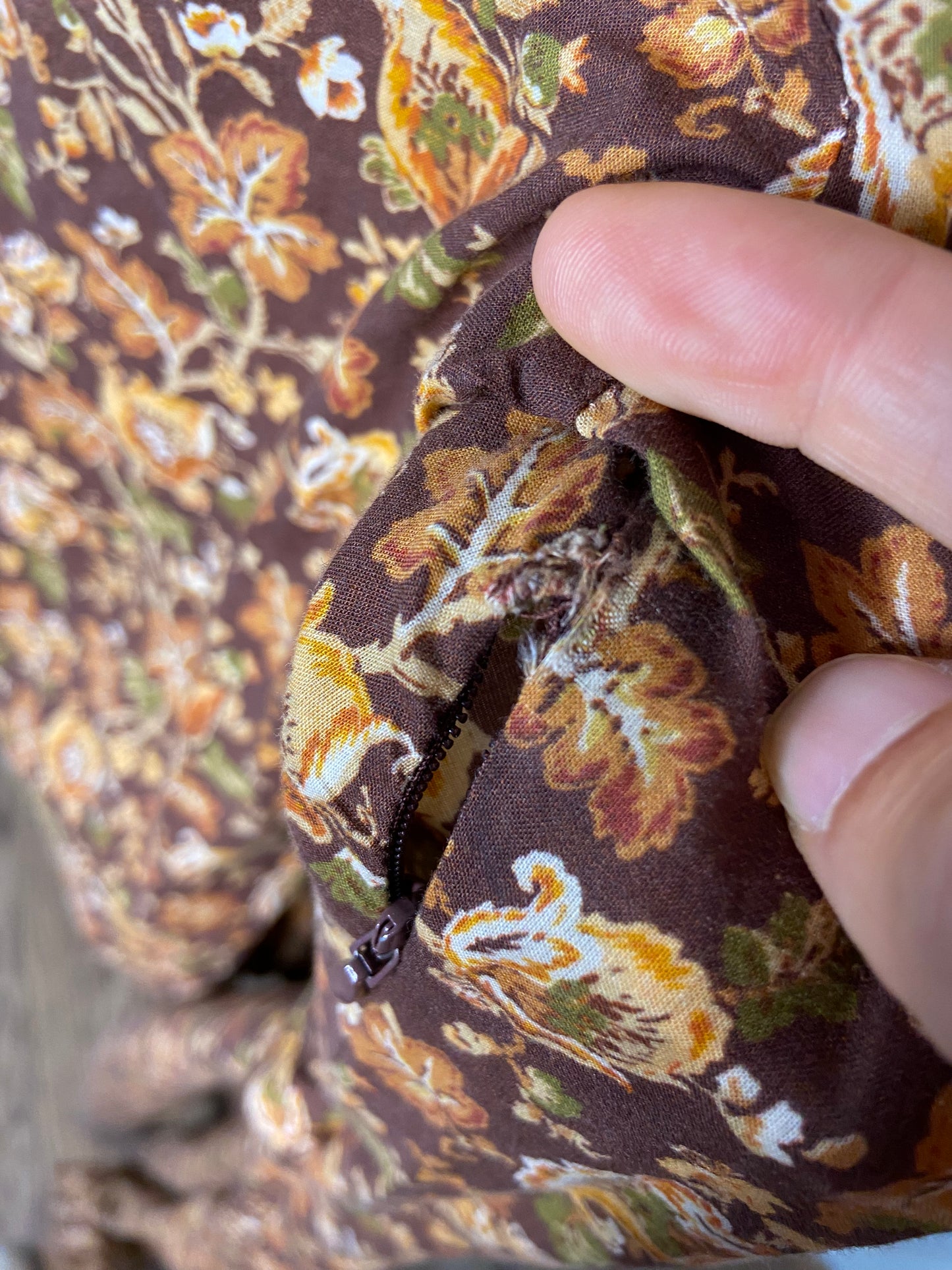 Doen Milana Autumn Floral Midi Dress size S