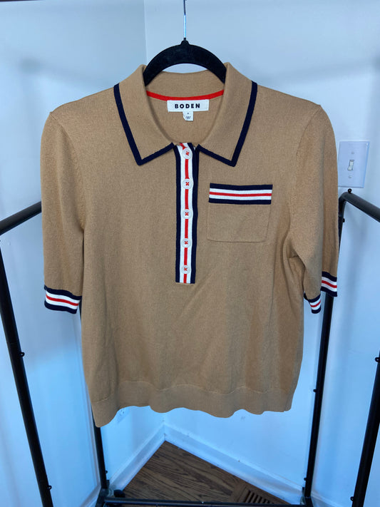 Boden Cotton Henley T-Shirt size M