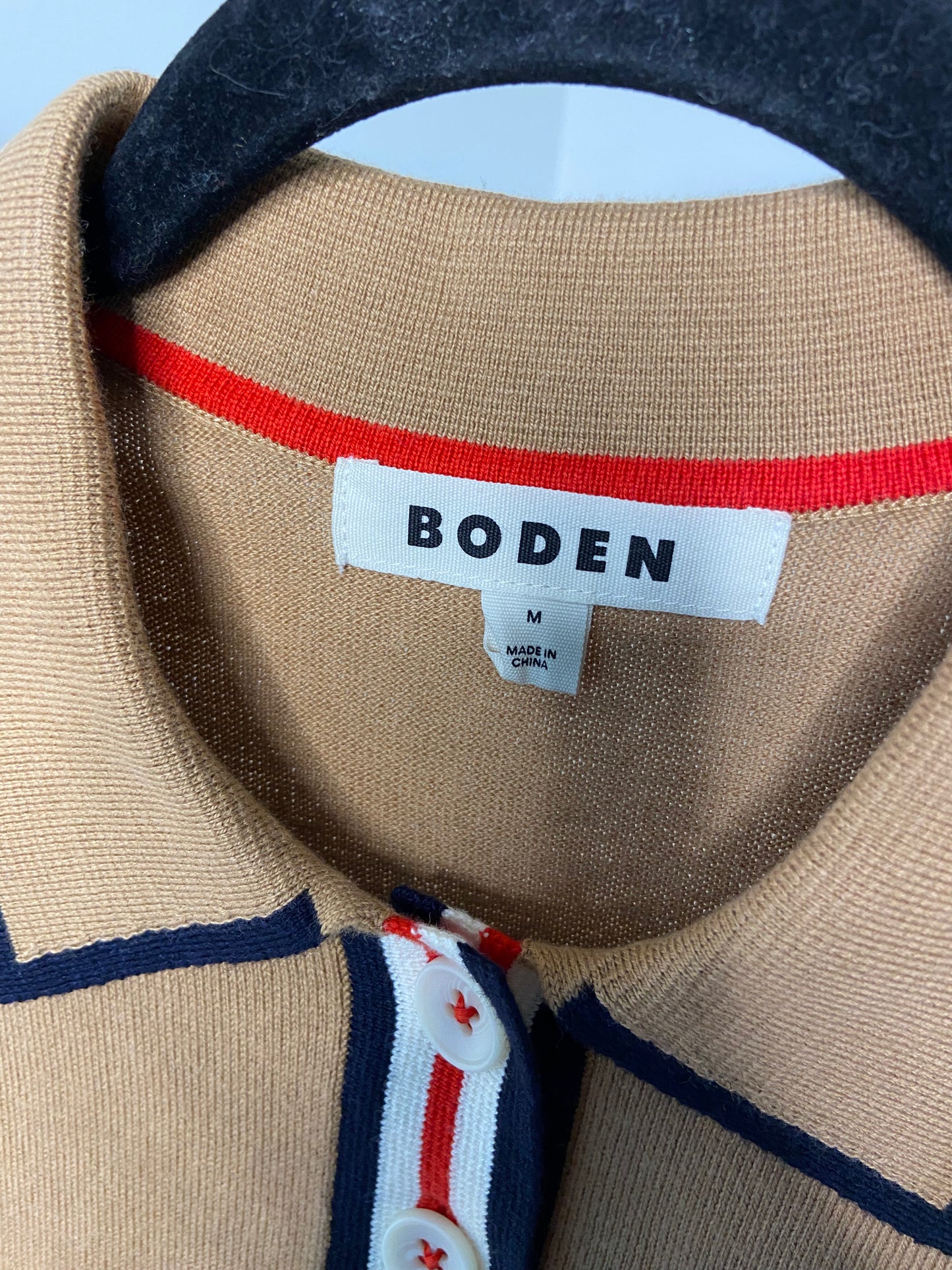 Boden Cotton Henley T-Shirt size M