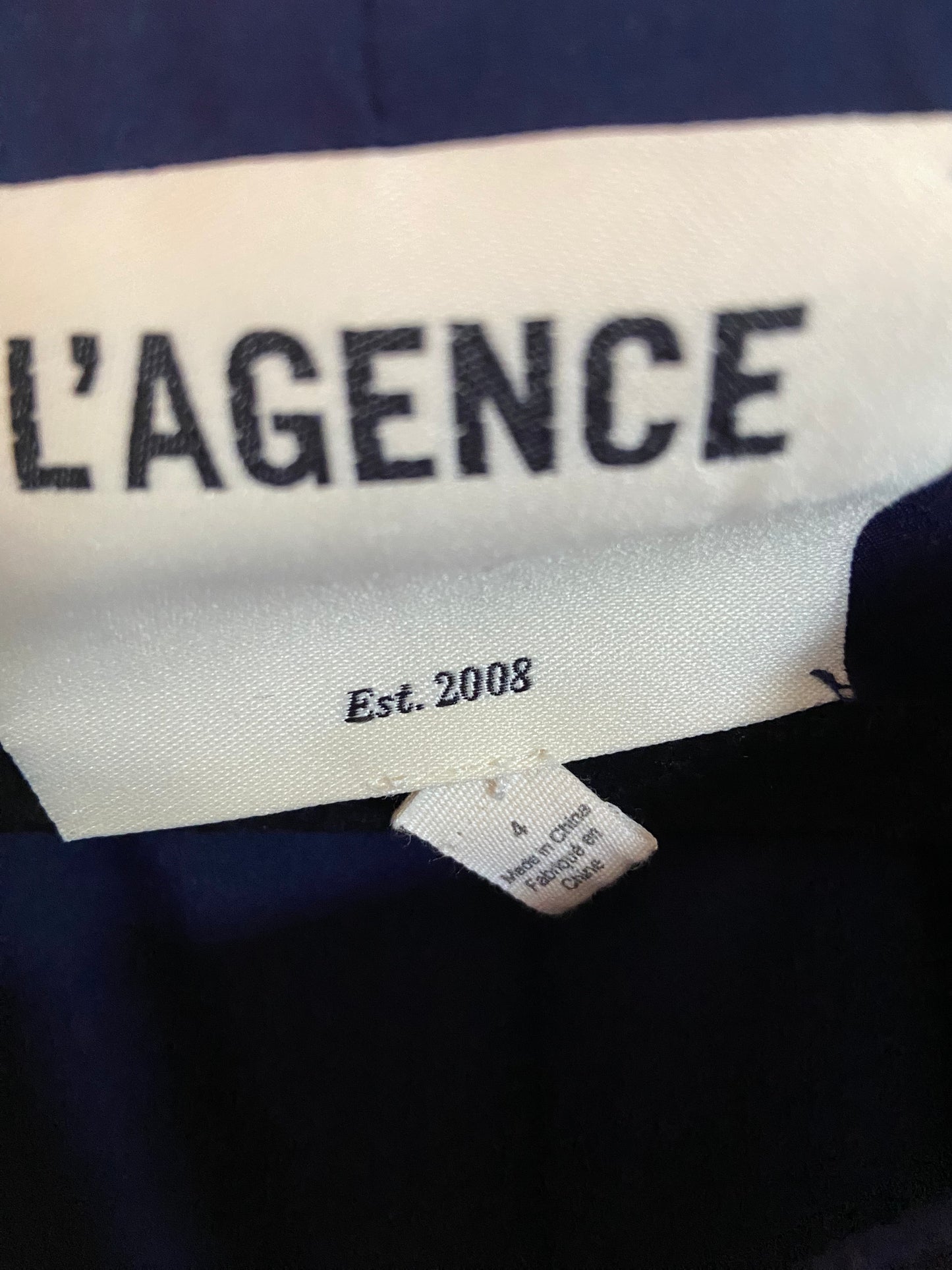 L'Agence True Button-Embellished Wool-Blend Blazer size 4