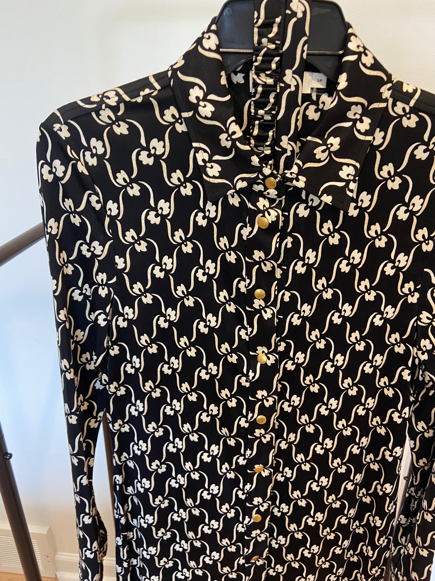 Tory Burch Printed Polo Silk Midi Dress size S