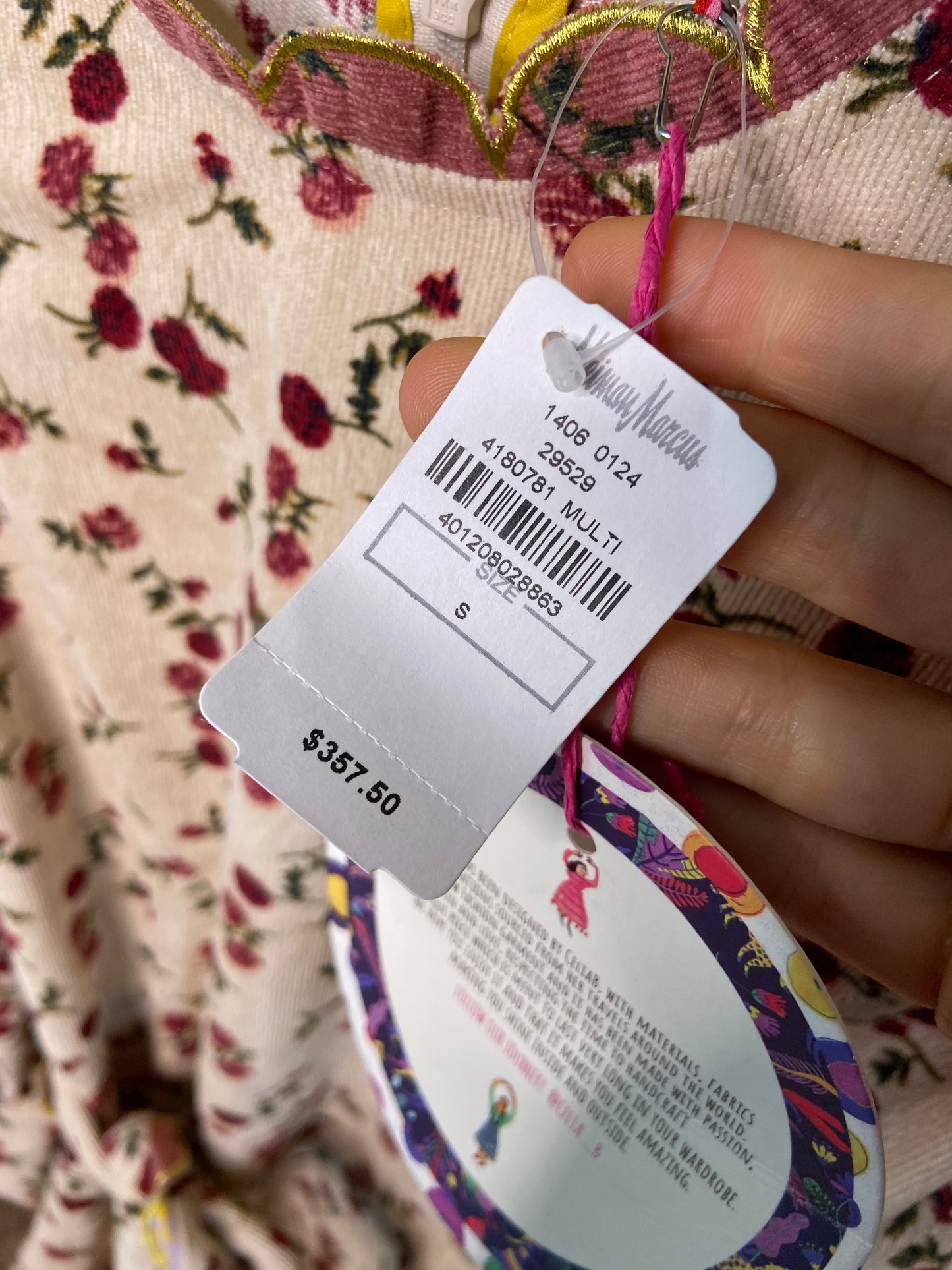 Celia B Alder Corduroy Dress size S