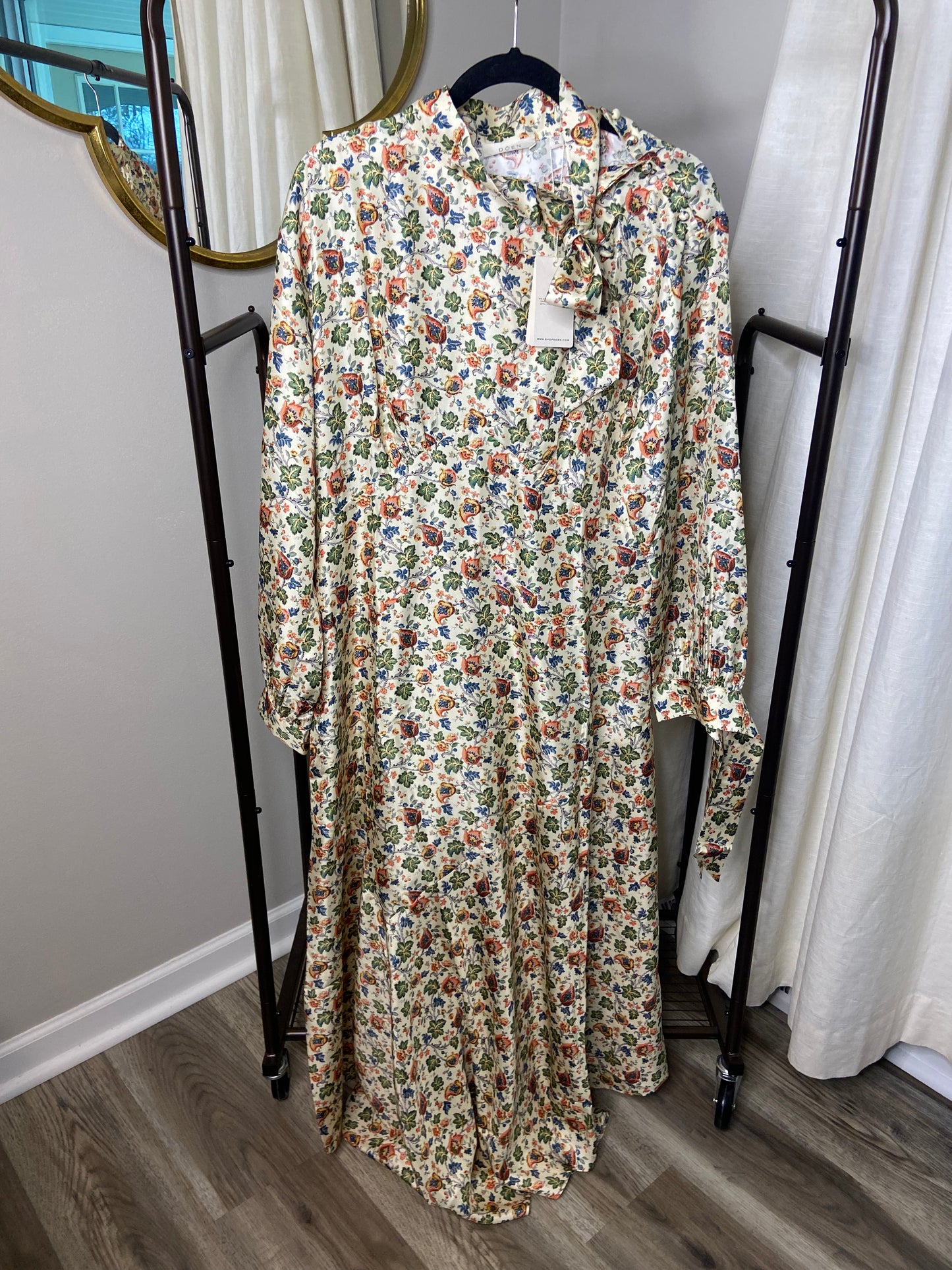 Doen Alda Silk Dress size XL