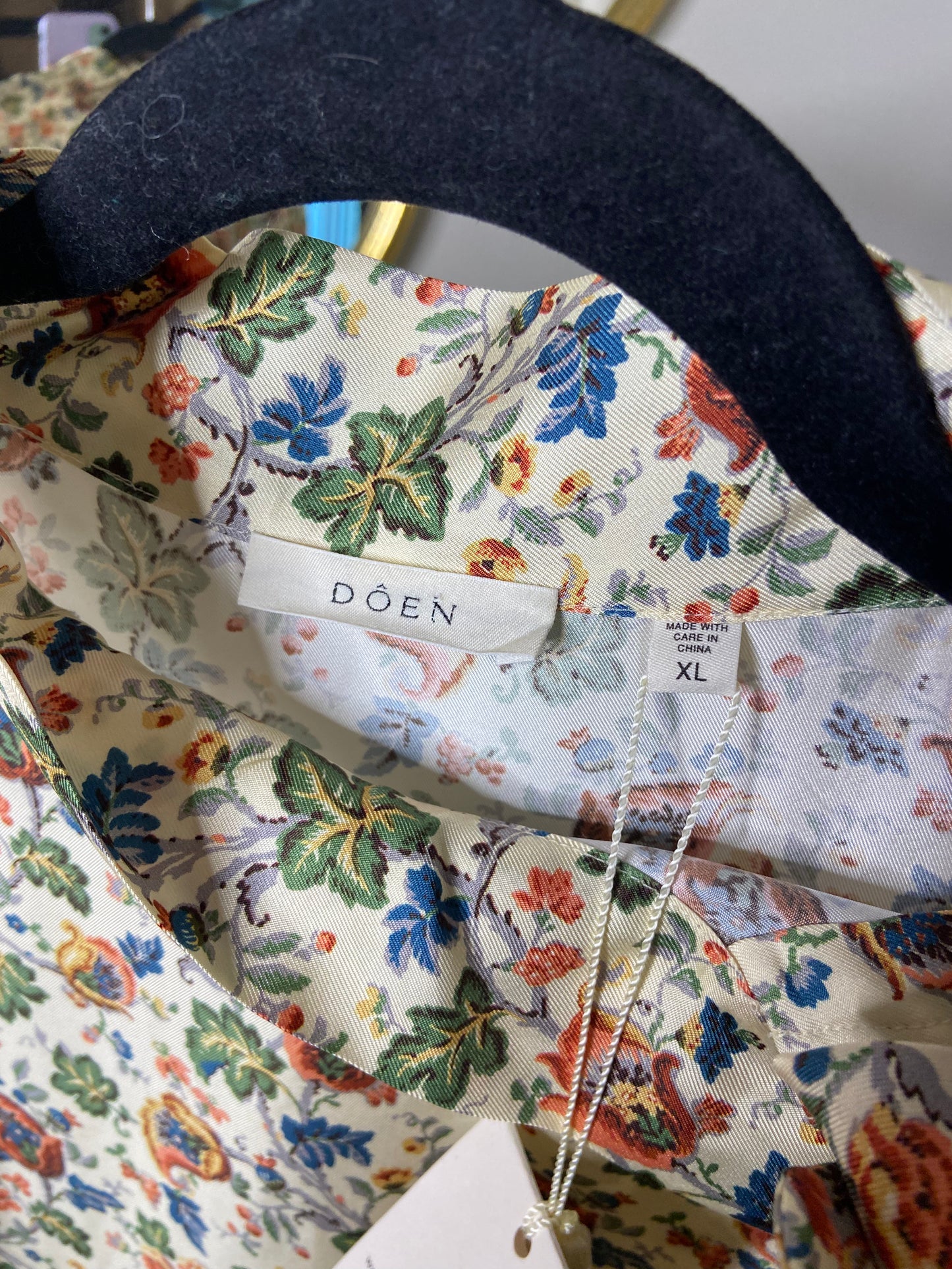 Doen Alda Silk Dress size XL