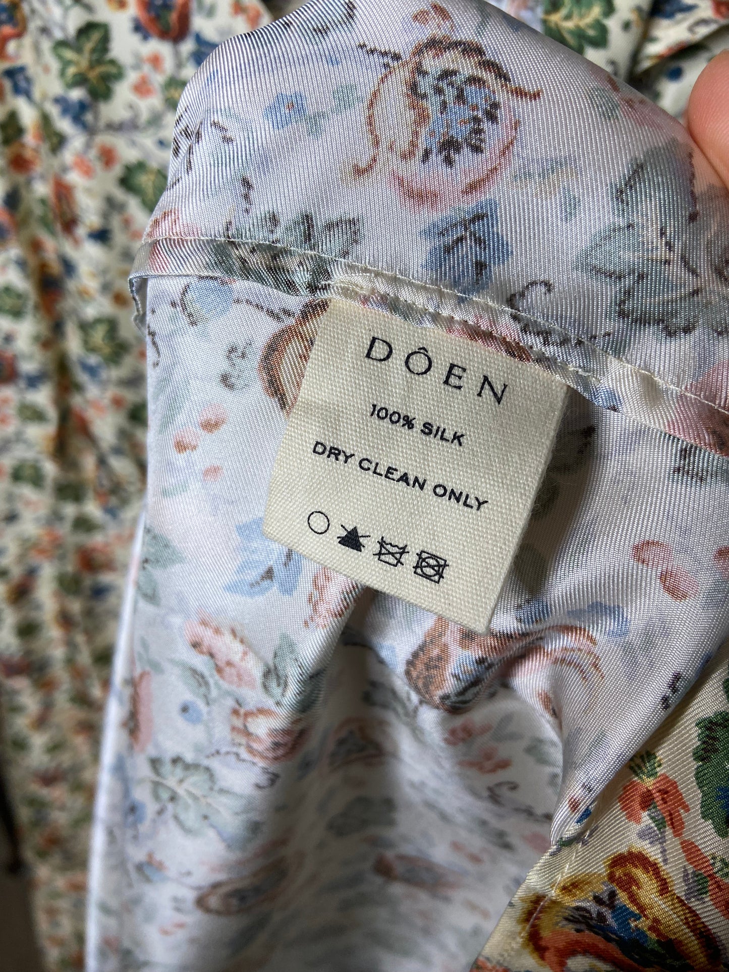 Doen Alda Silk Dress size XL