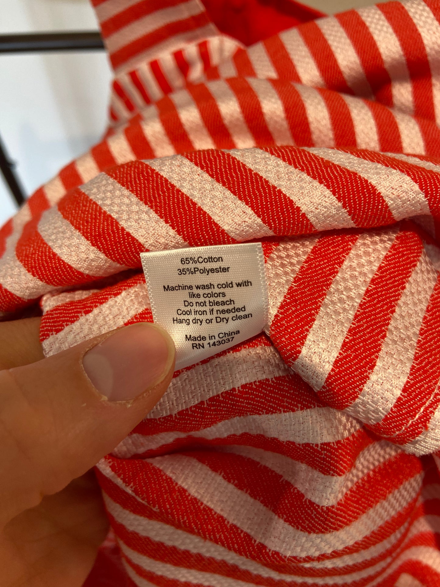 Hunter Bell Poppy Stripe Cosi Midi Dress size 8