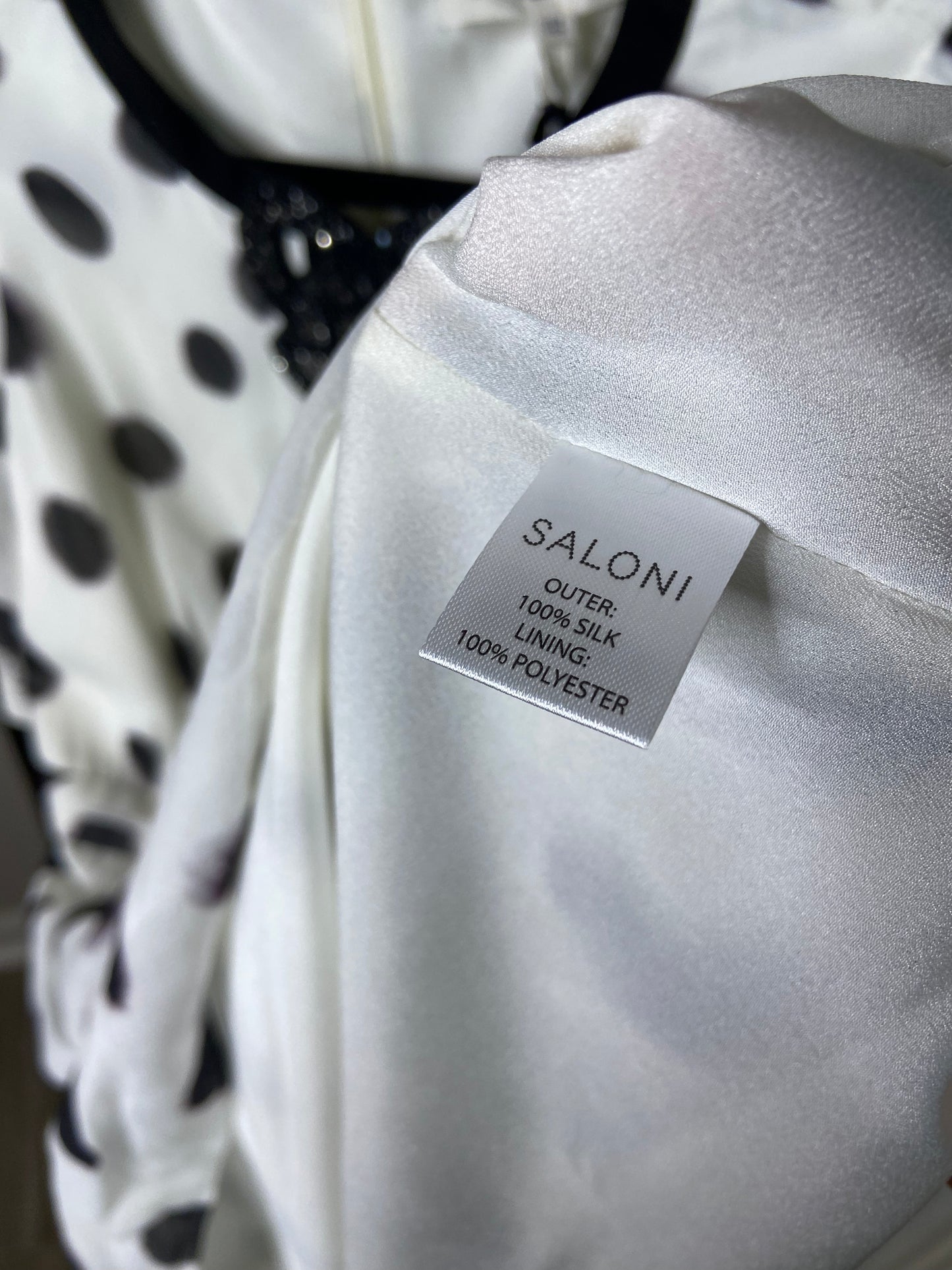 Saloni Jamie Bow Short Dress size 0