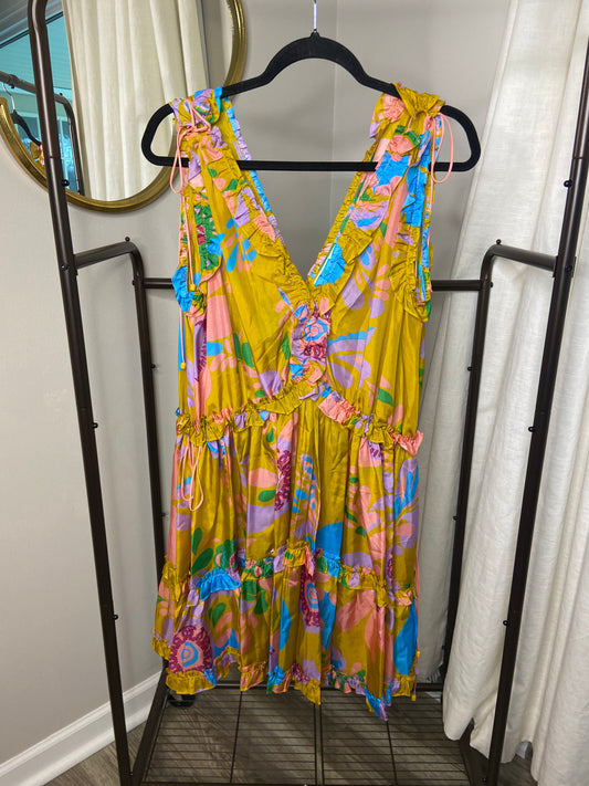 Zimmermann Teddy Draw Frill Mini Dress size US 6
