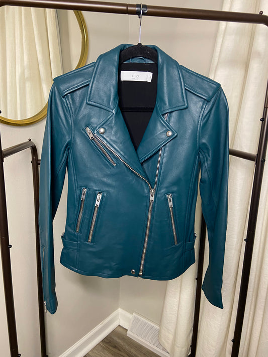 IRO Newhan Leather Jacket size 38 - US 6
