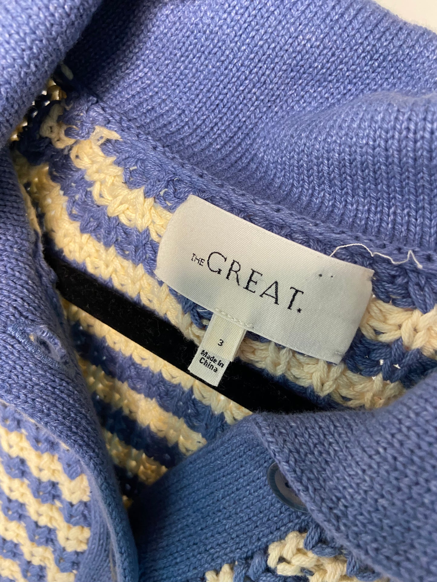 The Great The Mini Collar Cardigan size L