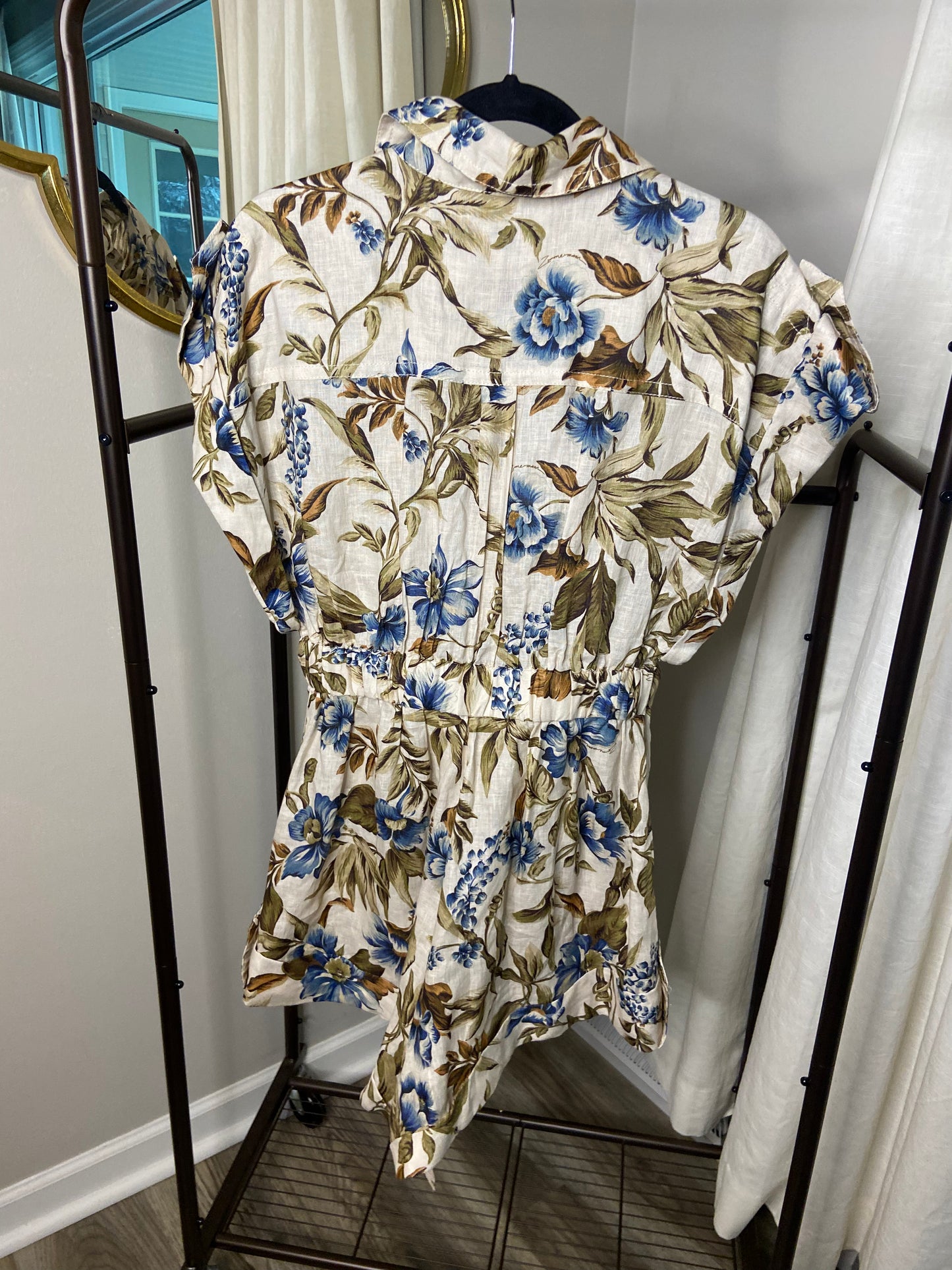 Zimmermann Aliane Roll Cuff Playsuit size US 8