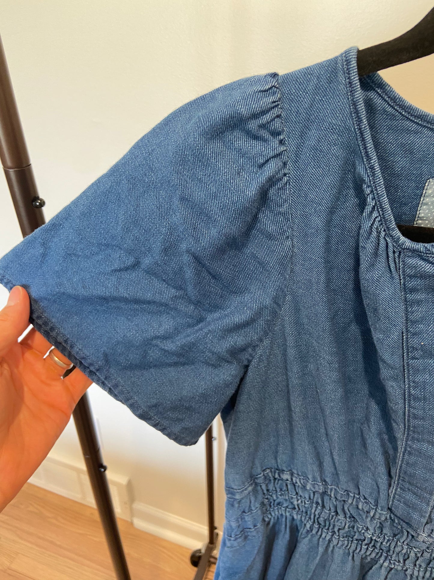 Maeve The Somerset Denim Maxi Dress Chambray Edition size XS