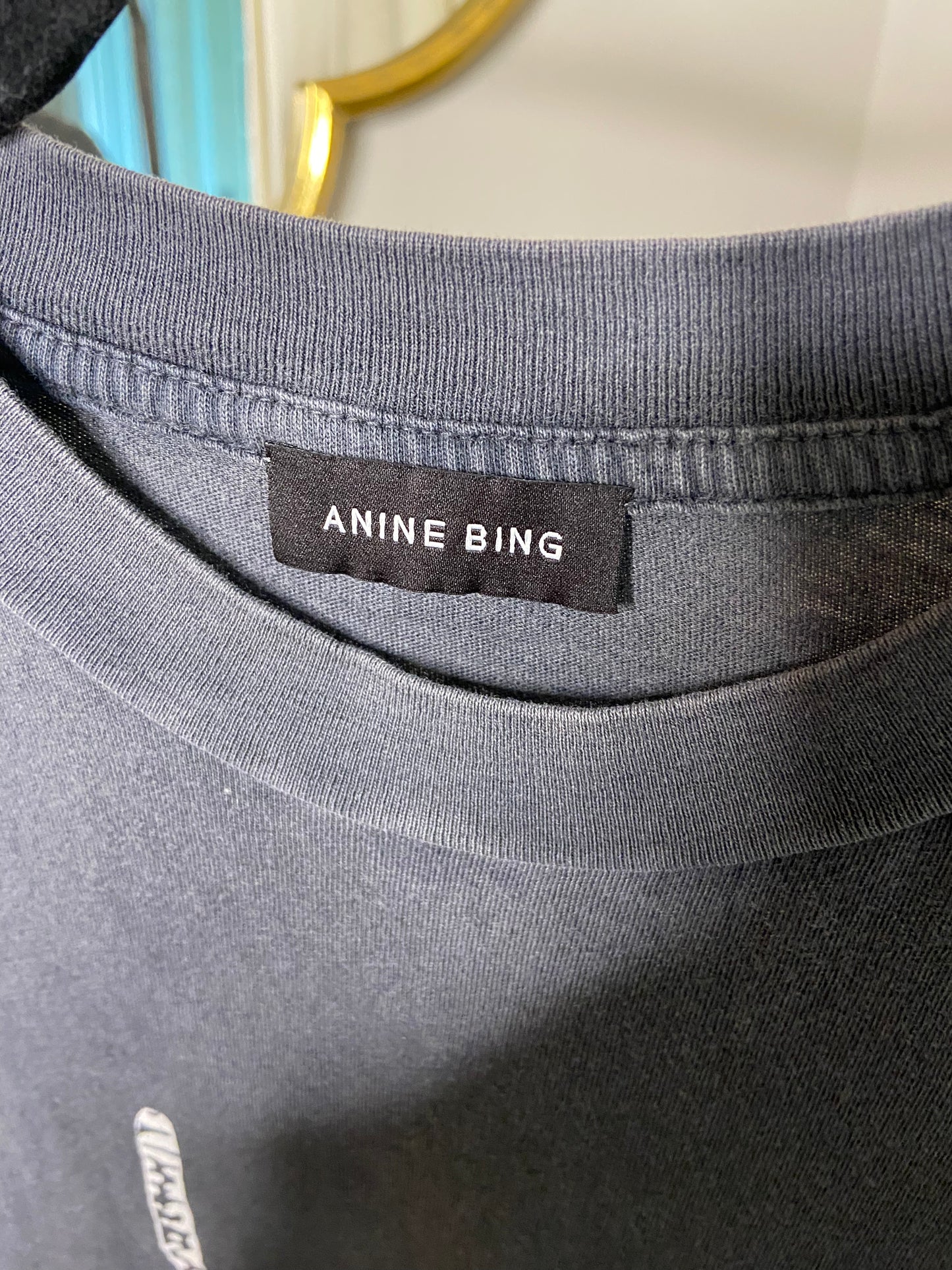 Anine Bing Walker Tee in Spotted Leopard size XS