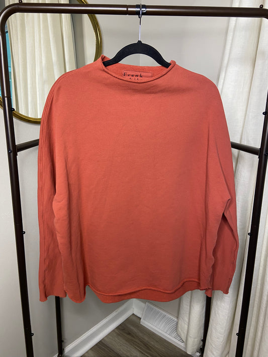Frank and Eileen Effie Long Sleeve Funnel Neck Capelet Fleece size M