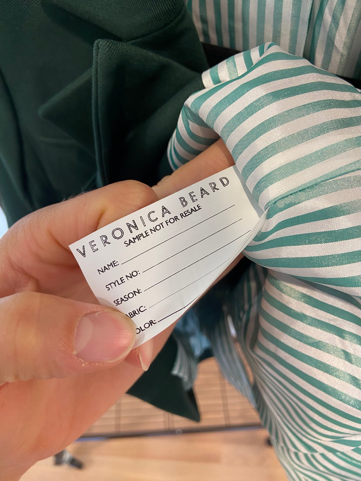 Veronica Beard Schuyler Tailored Utility Jacket in Green size 4