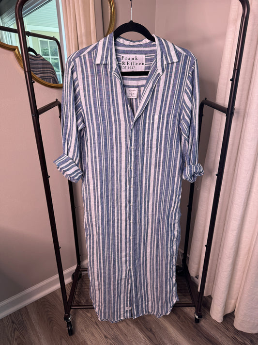 Frank & Eileen Rory Linen Shirt Dress size XS