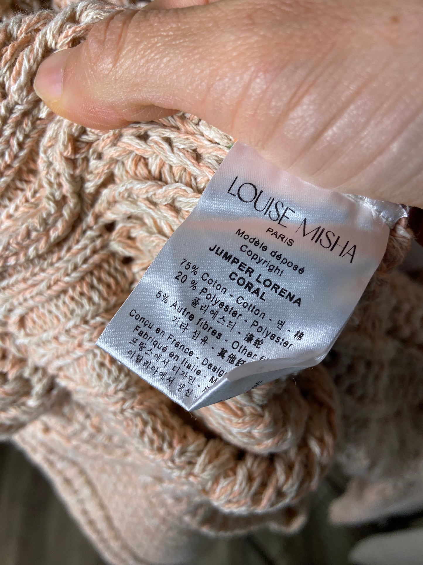 Louise Misha Lorena Jumper Sweater in Coral size M
