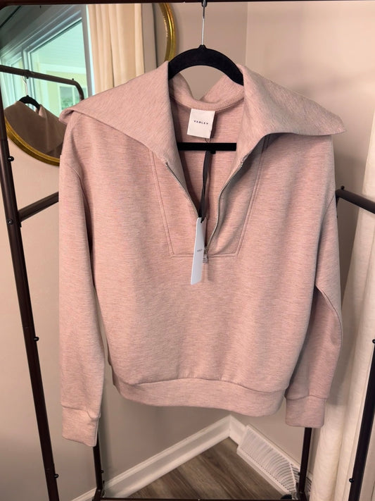 Varley Yates Half Zip Sweatshirt size XS