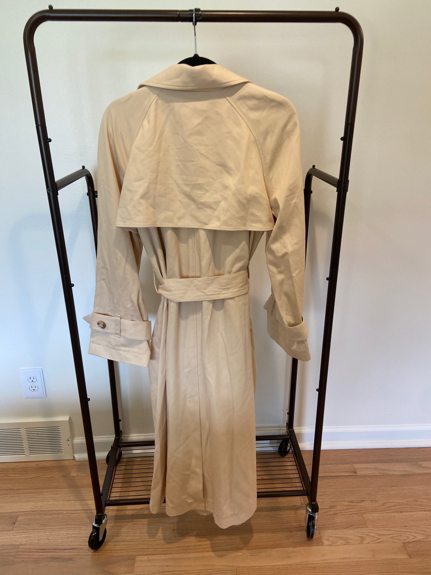 Sezane Pierce Trench Coat in Beige size 38 US 6