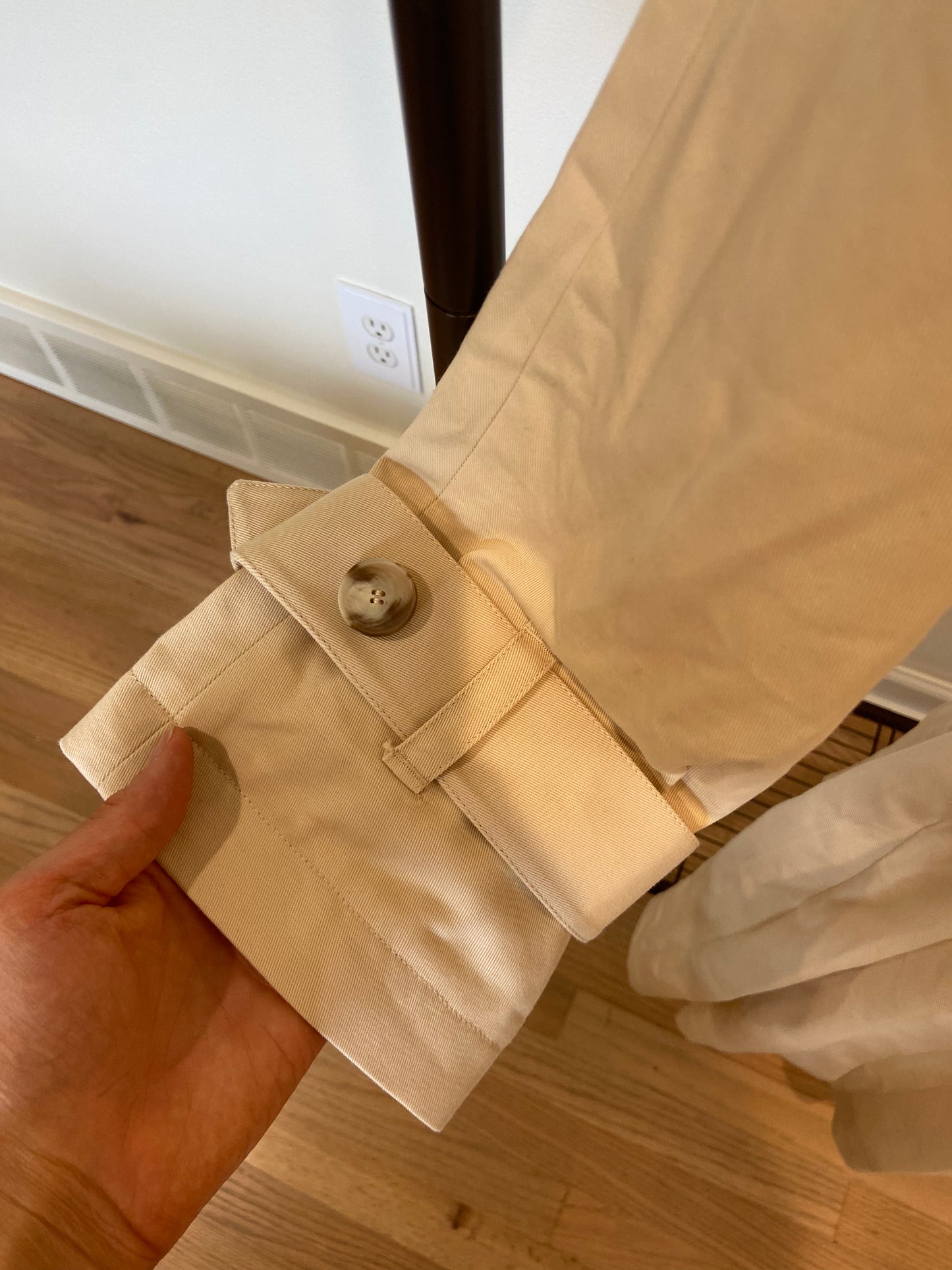 Sezane Pierce Trench Coat in Beige size 38 US 6