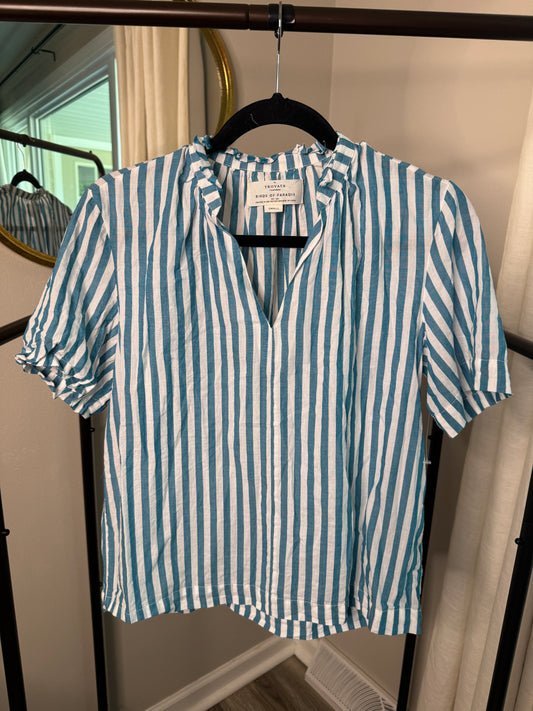 Trovata Nikki Gathered Blouse size S