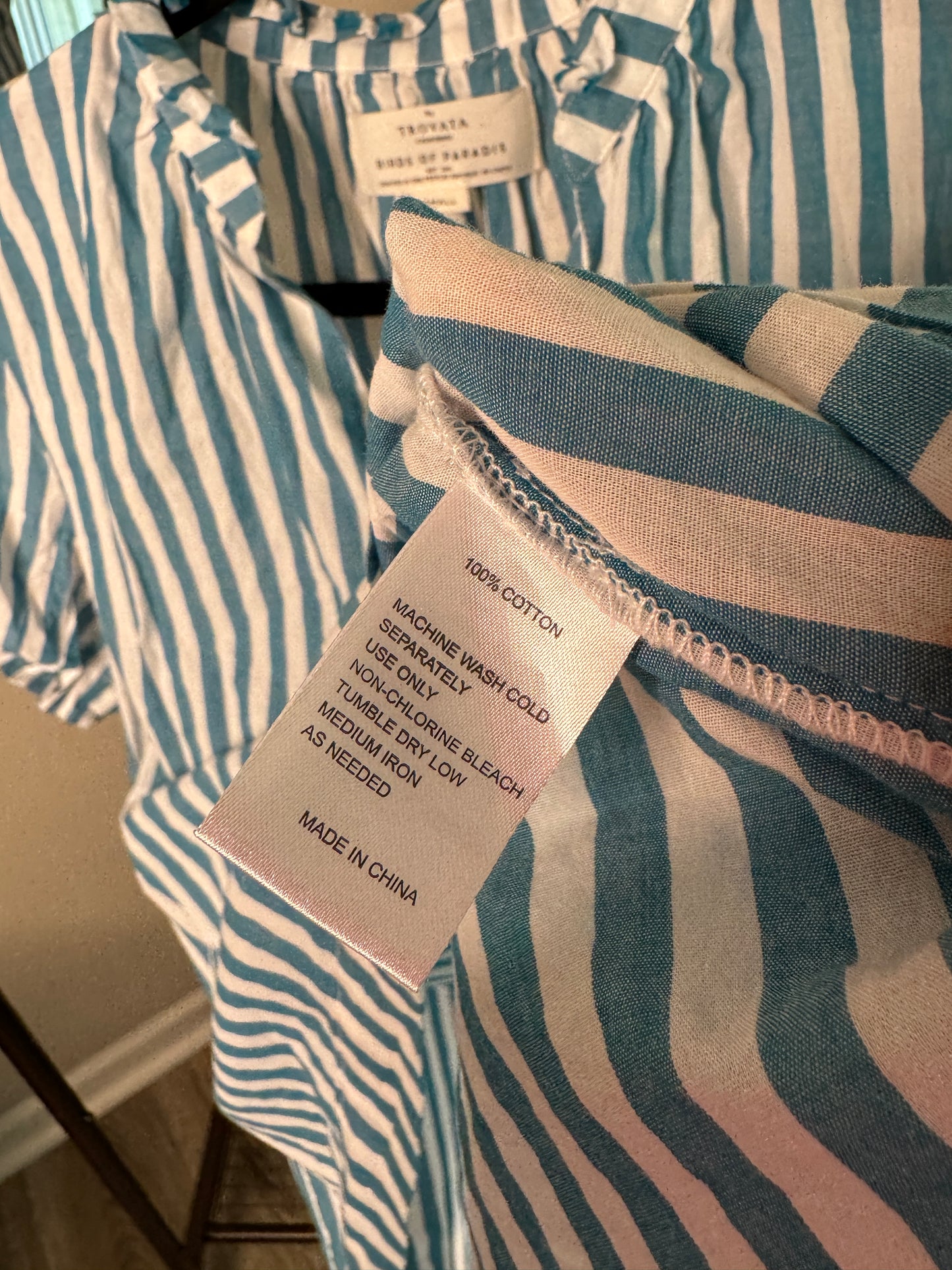 Trovata Nikki Gathered Blouse size S