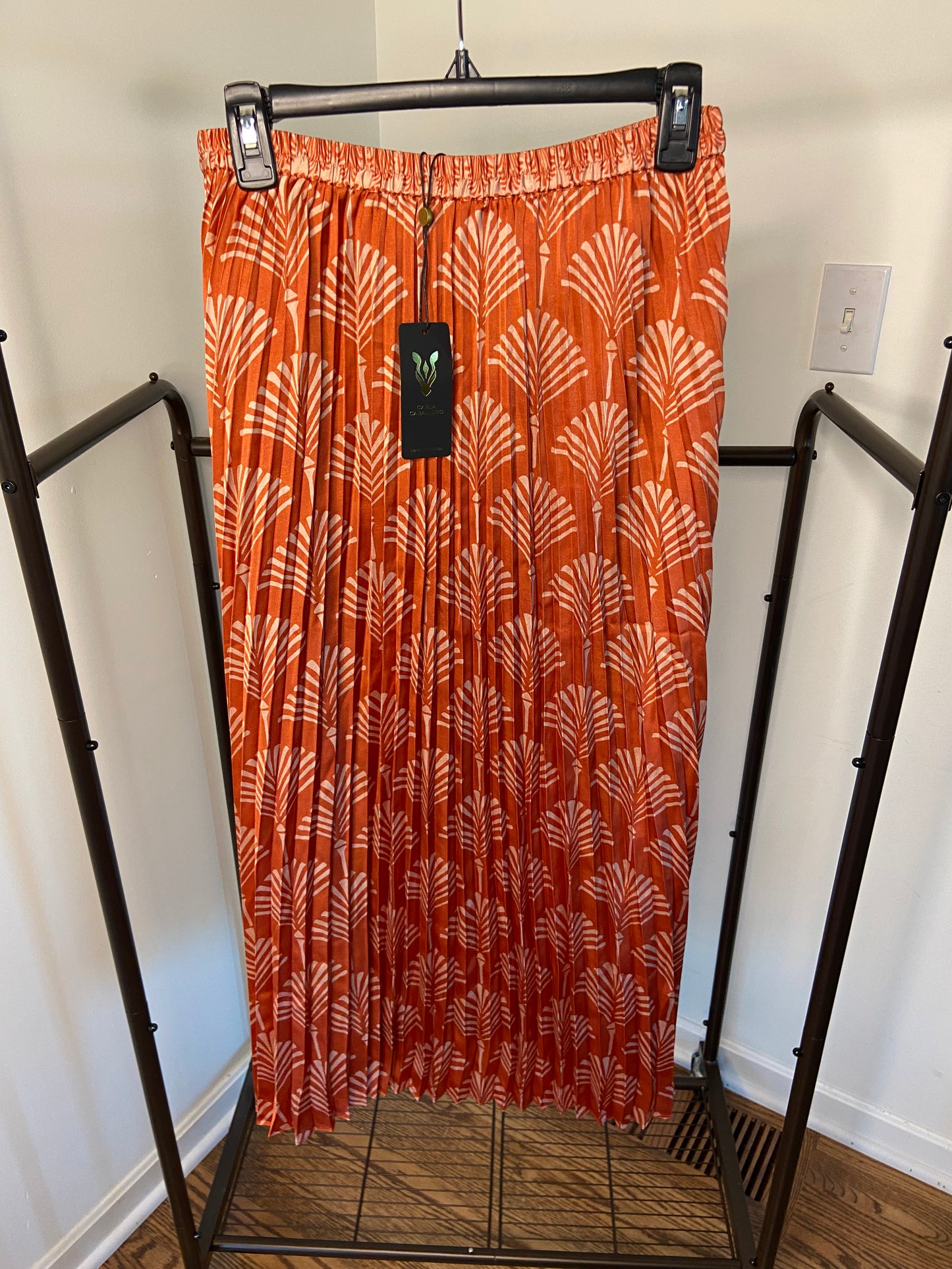 Caballero Rust Ginko Lucille Breeze Skirt size M