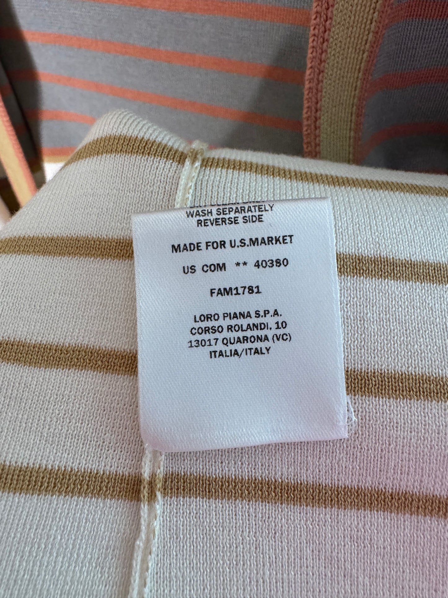 Loro Piana Sorbonne Cotton Knit Jacket and Skirt Set size M/10