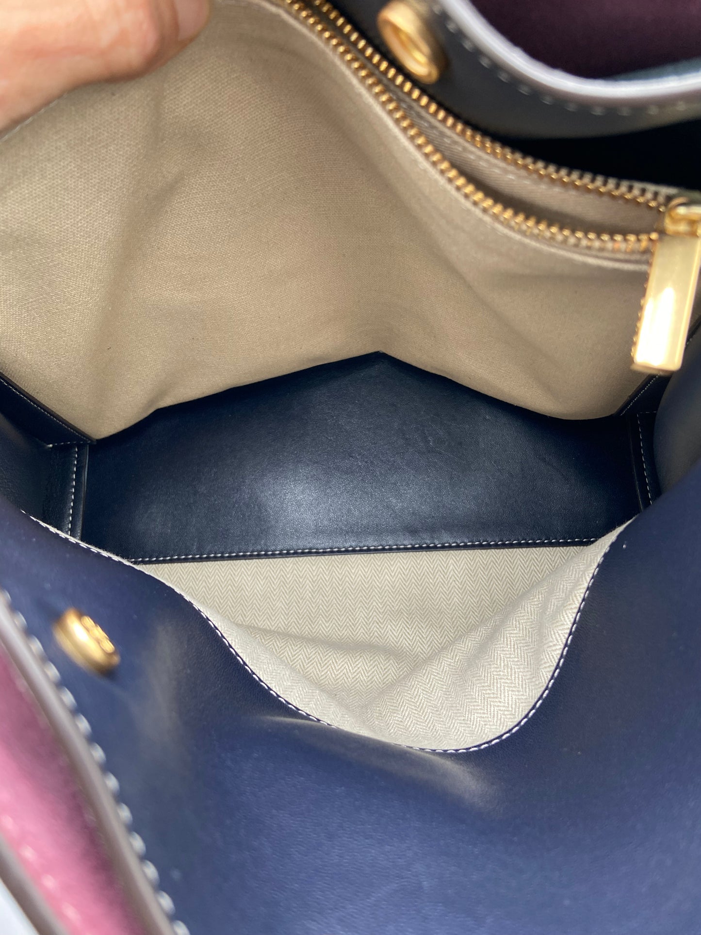 Tory Burch Lee Radziwill Double Bag in Red Apple