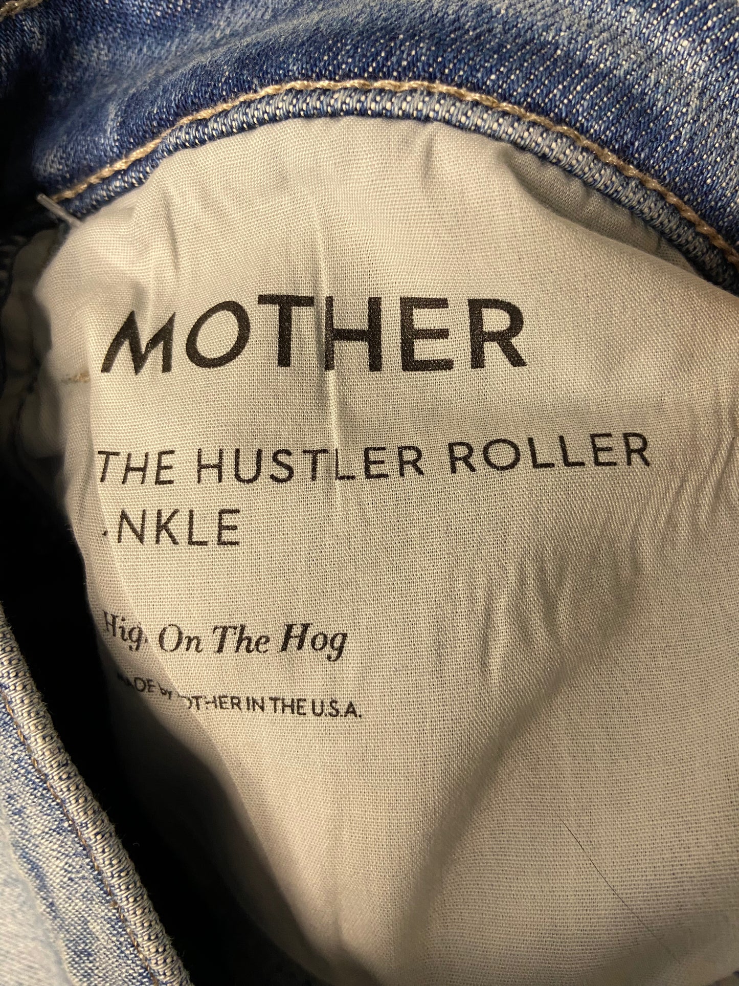 Mother The Hustler Roller Ankle Jeans size 28