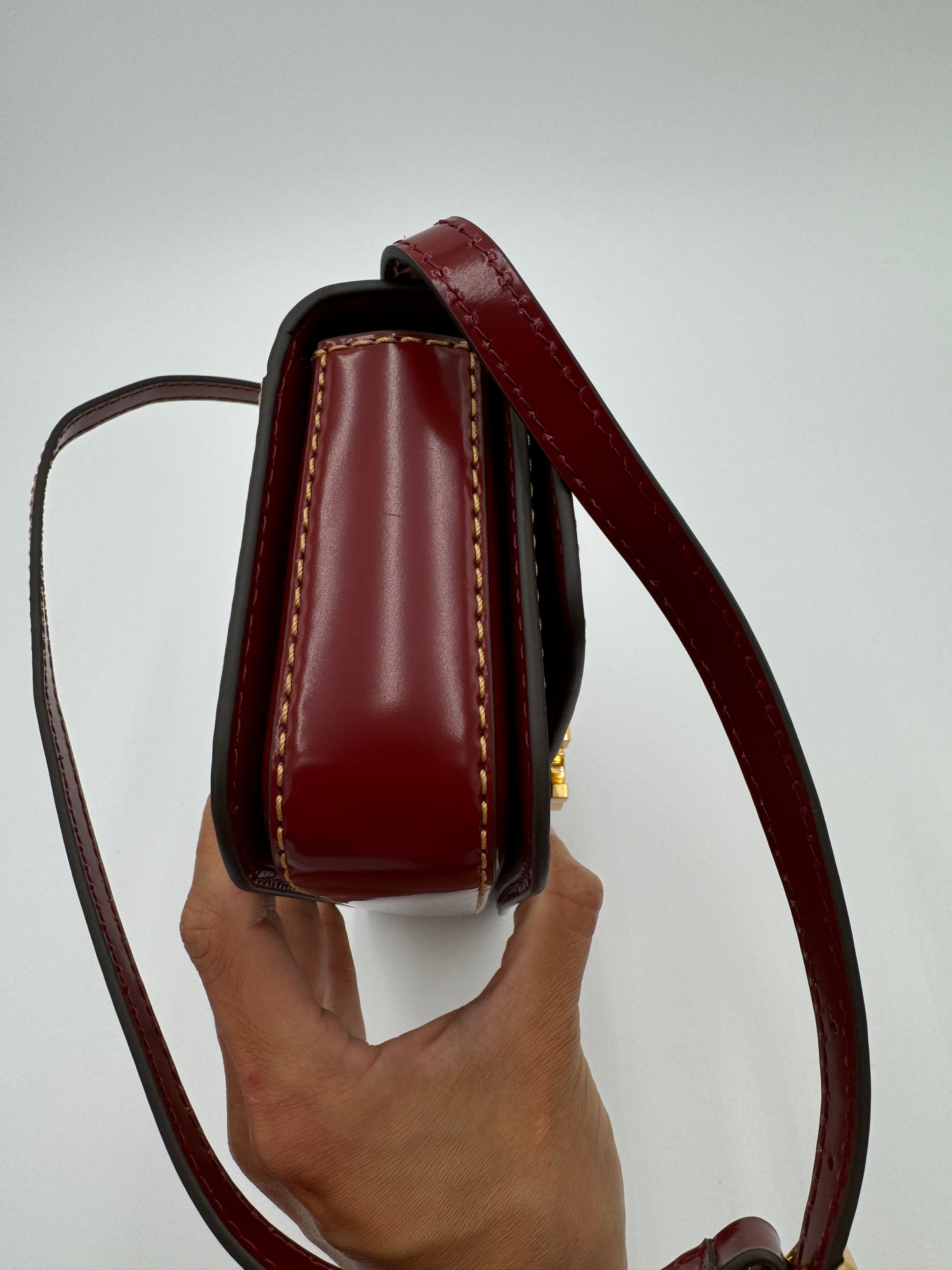 Tory Burch Eleanor Spazzolato Leather Convertible Shoulder Bag