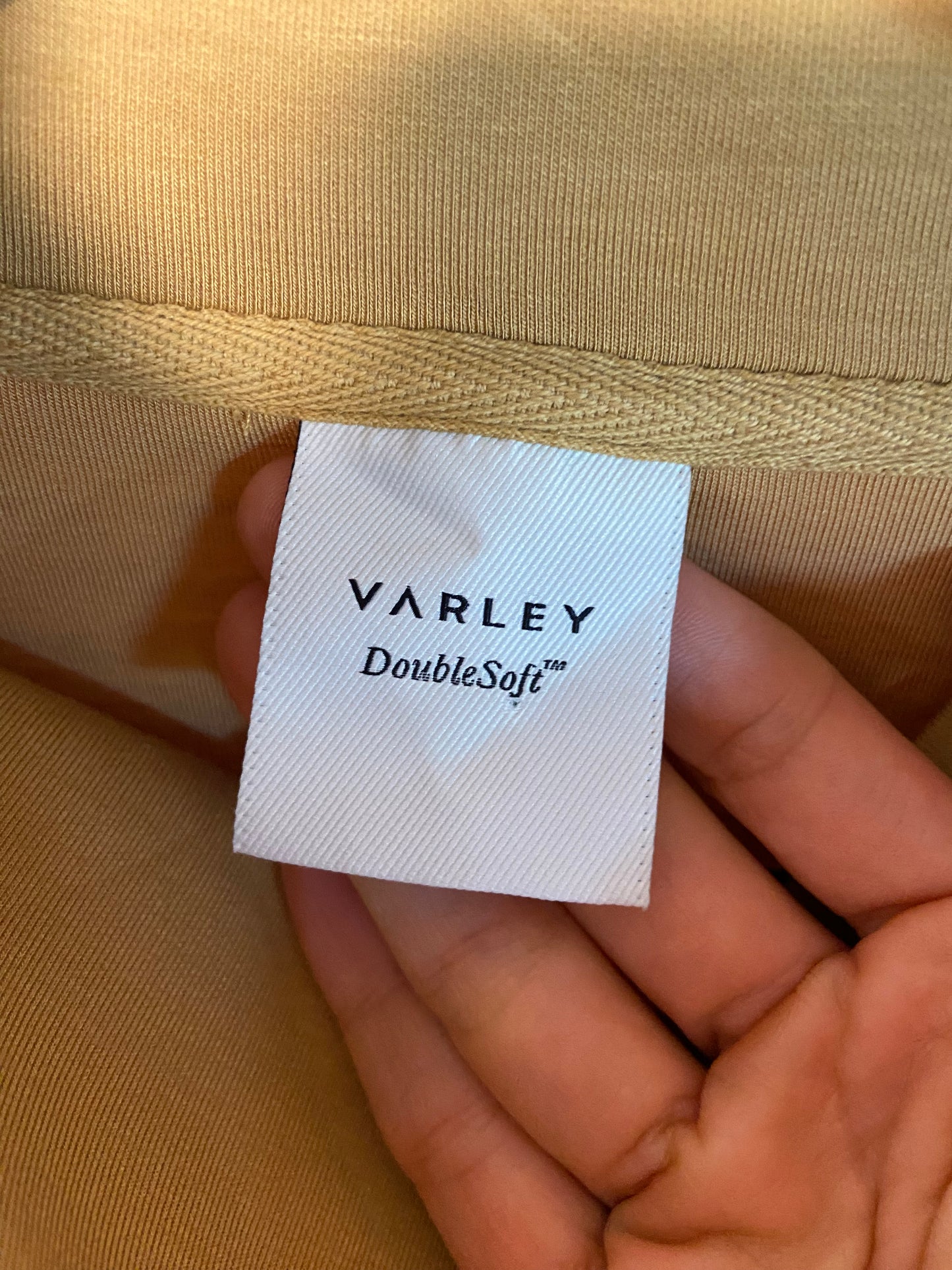 Varley Ellen Cowl Neck Tank in Prairie Sand size XS