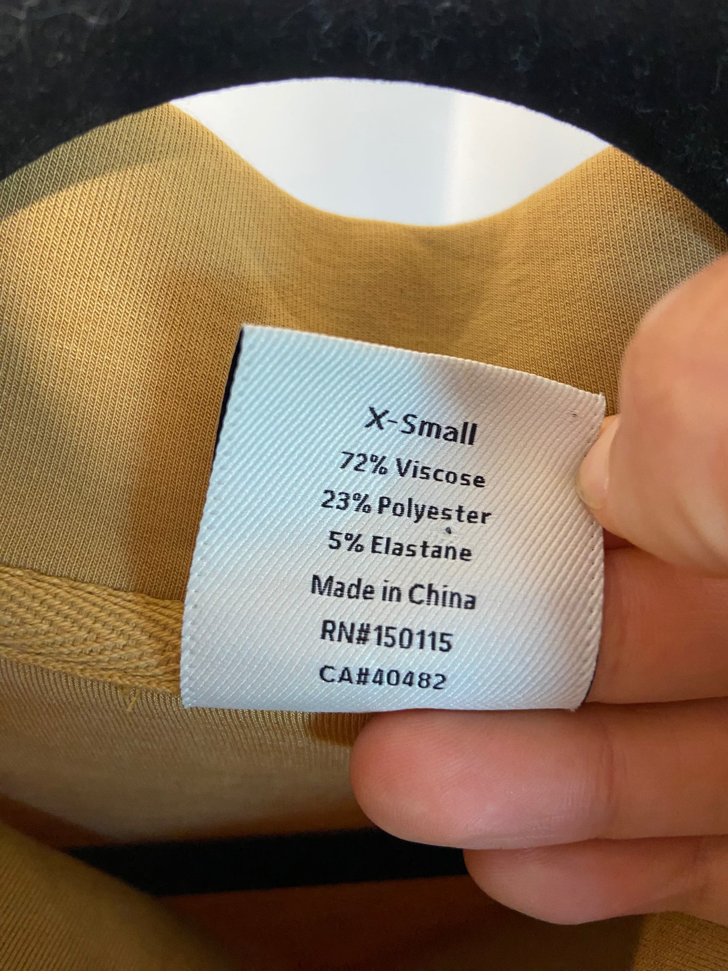 Varley Ellen Cowl Neck Tank in Prairie Sand size XS