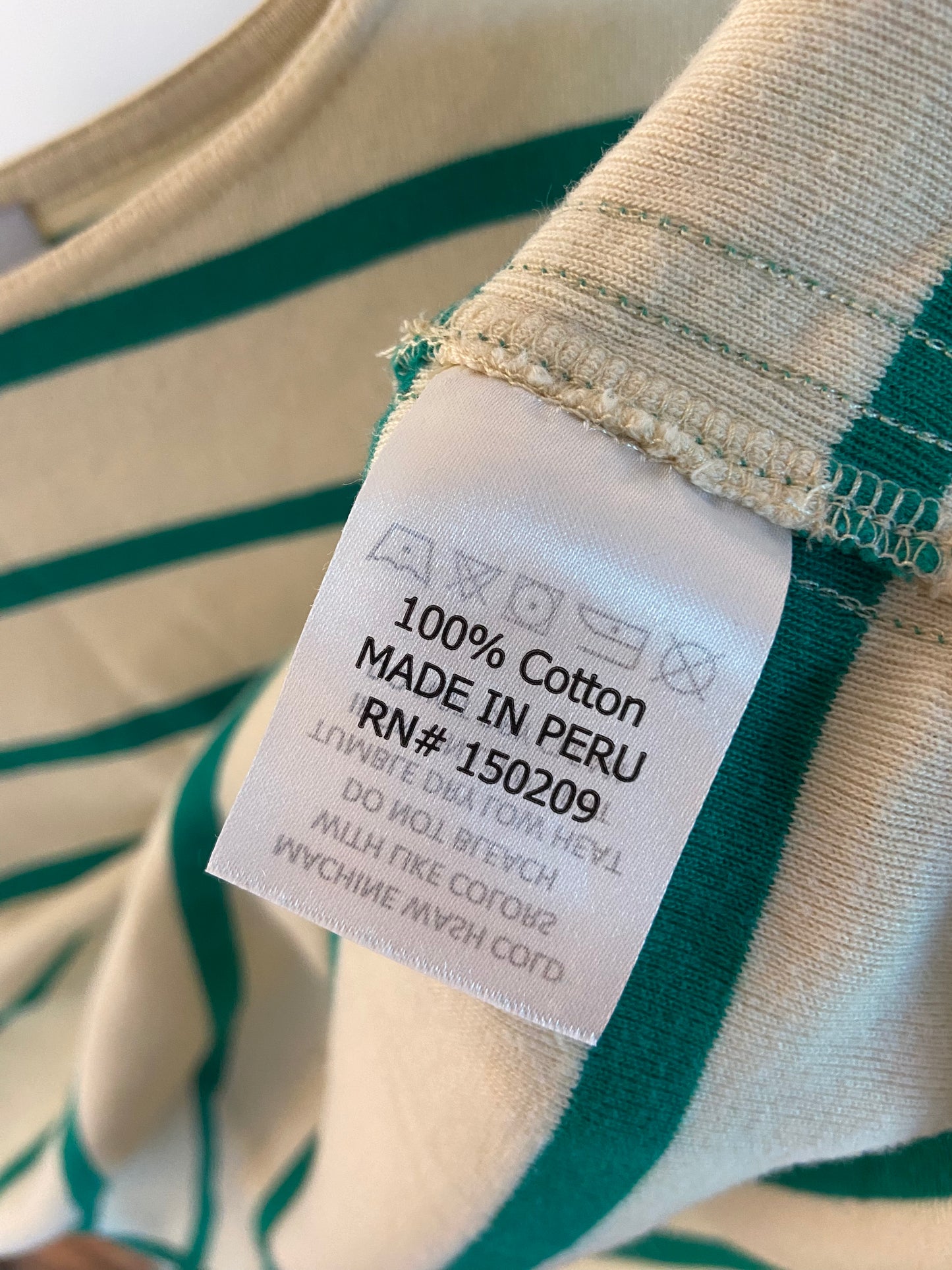 La Ligne Short Sleeve Breton Tee size M