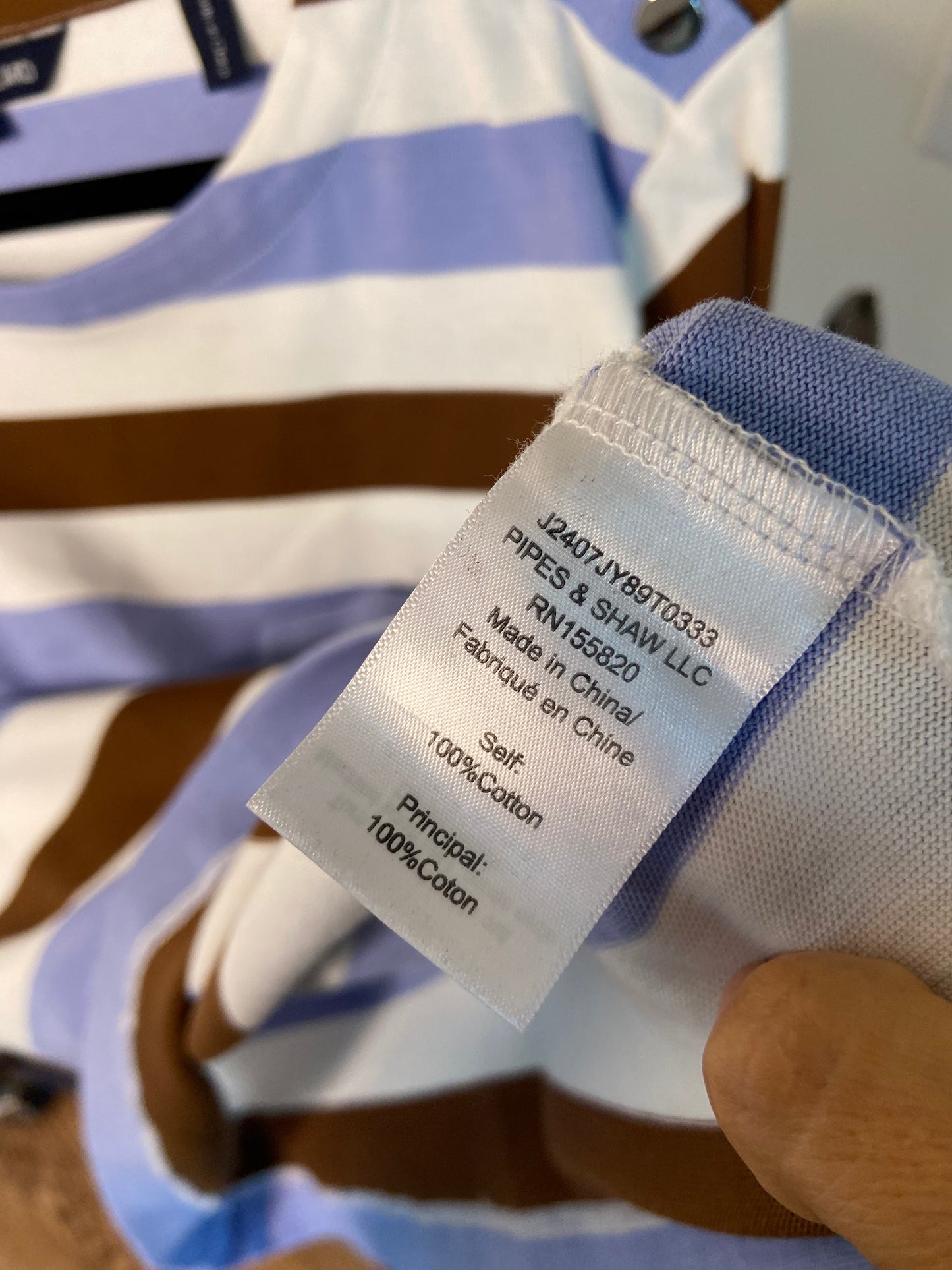 Veronica Beard Hovey Striped Cotton Top size XL